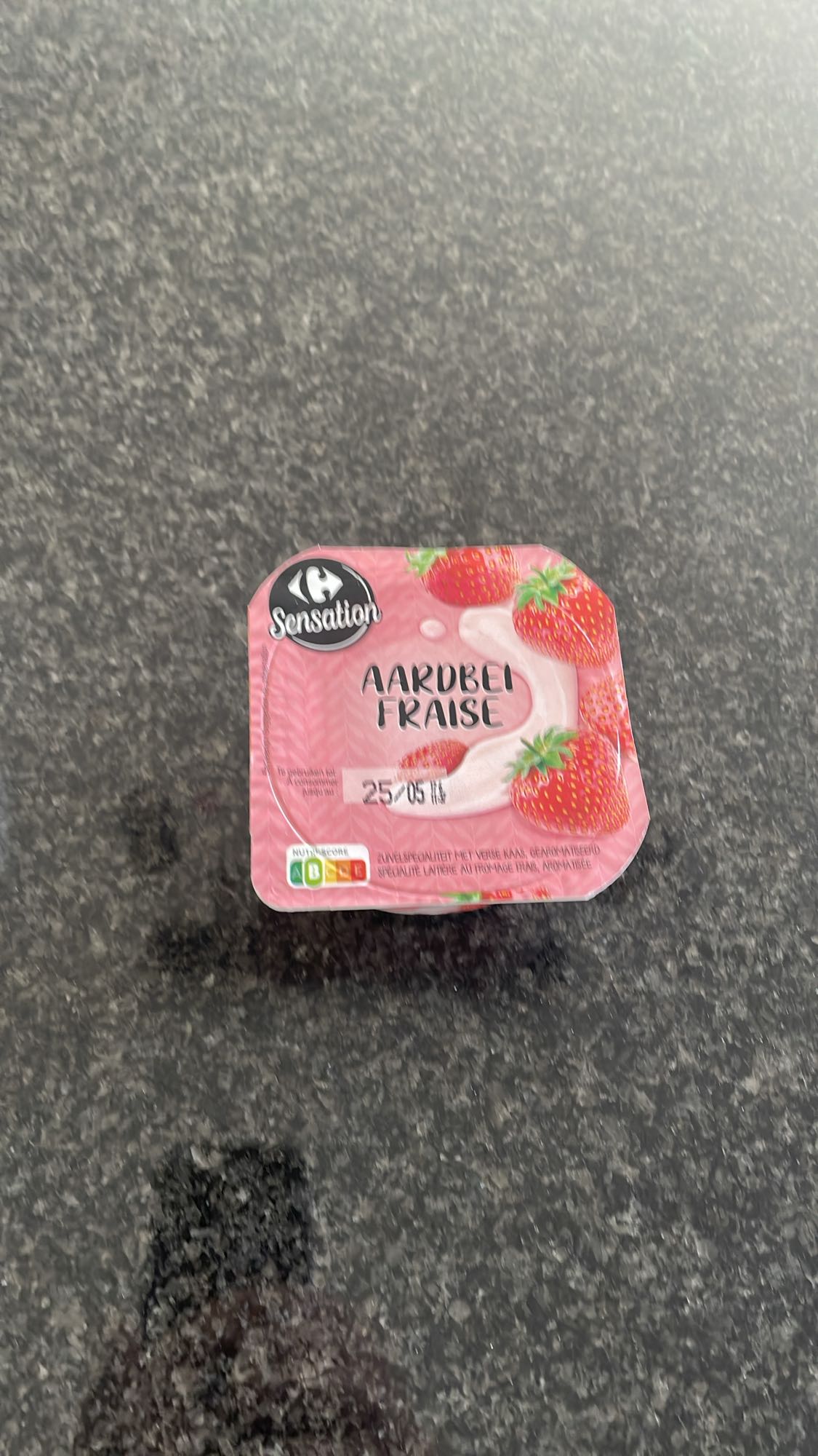 Aardbei yoghurt