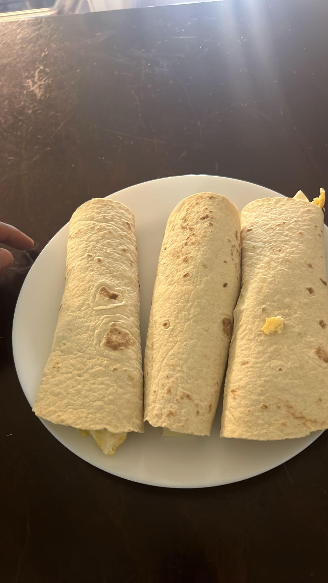 Egg tortilla wraps