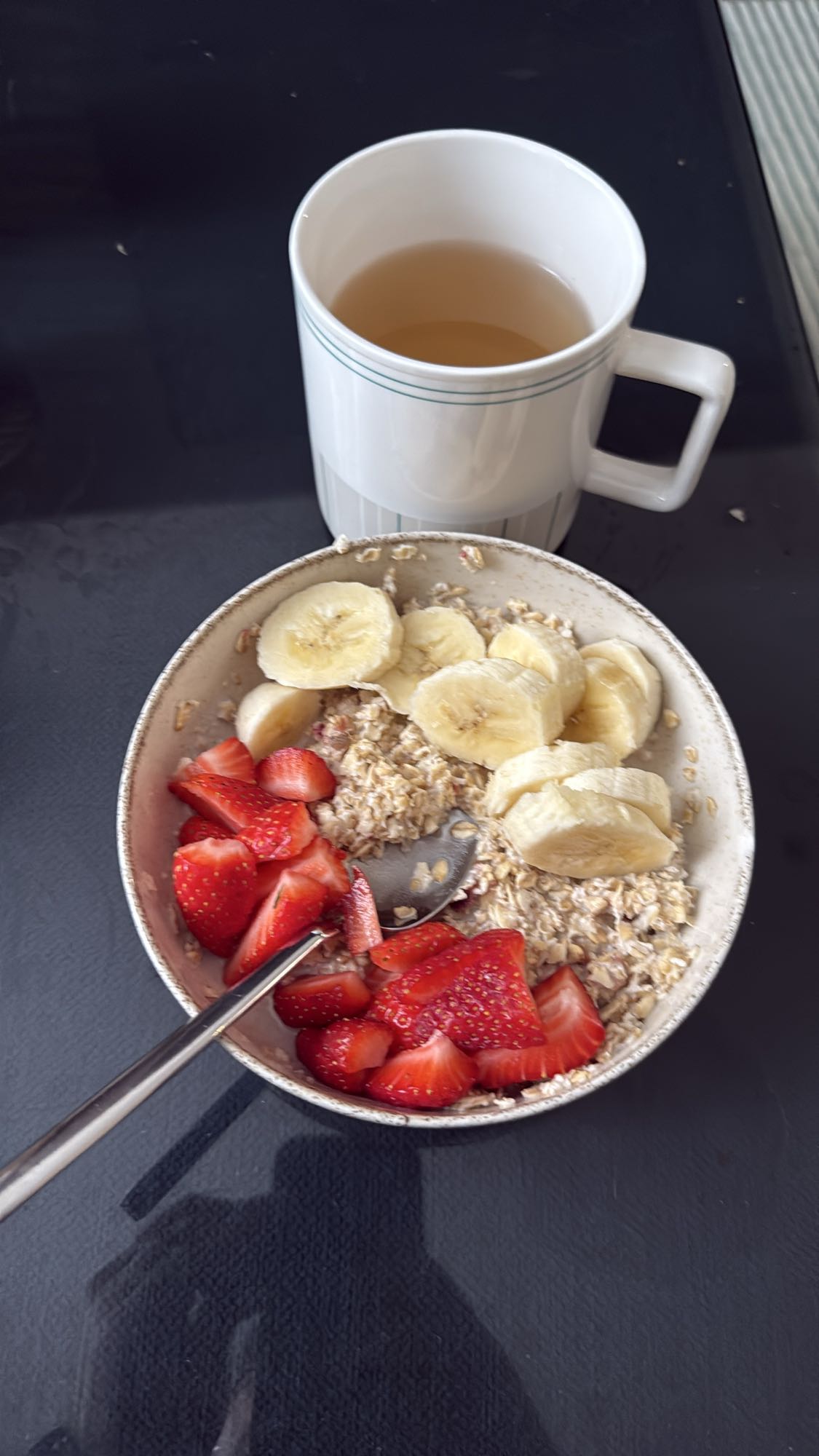 овсянка с фруктами