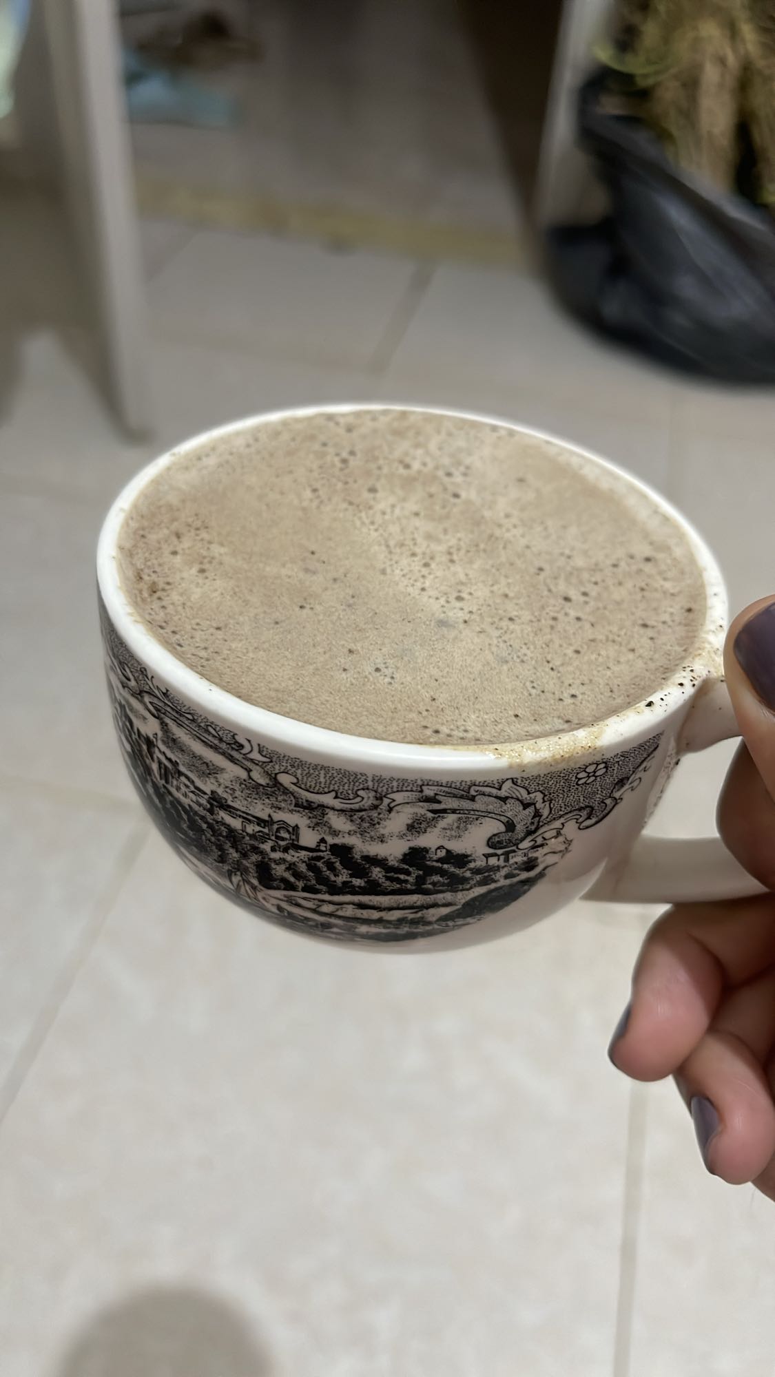 Tasse de chocolat chaud