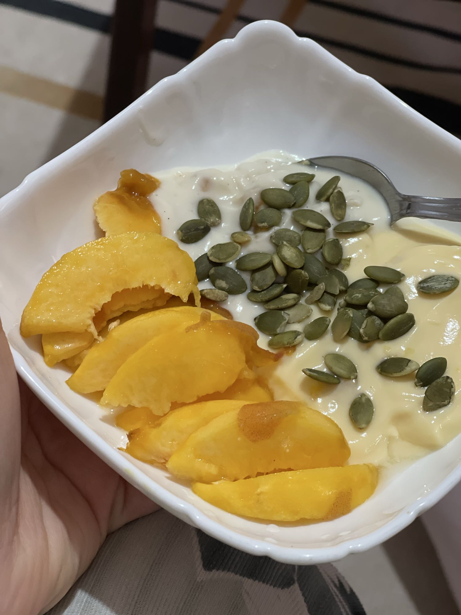 yaourt mangue graines