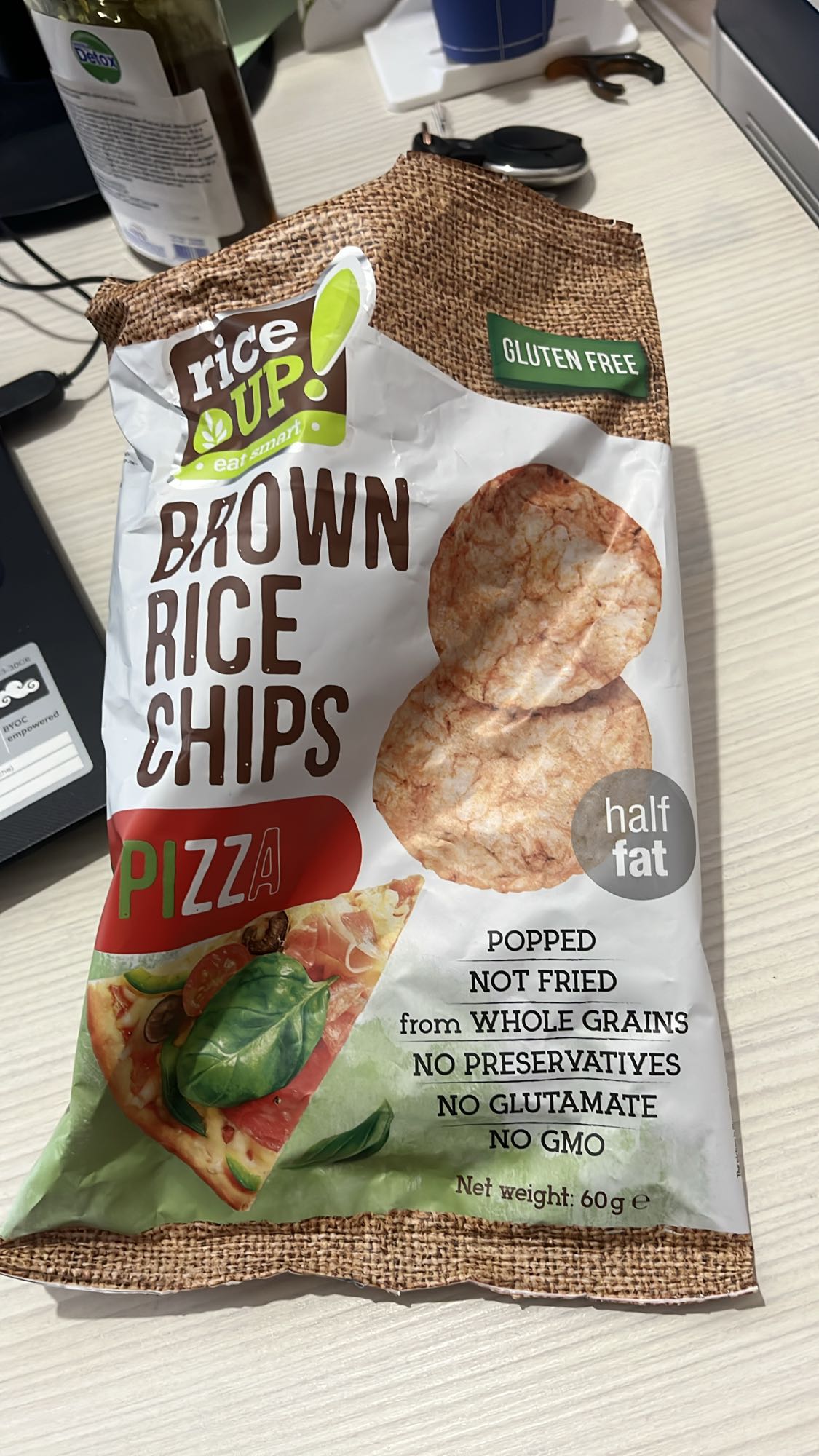 Brown Rice Chips Pizza