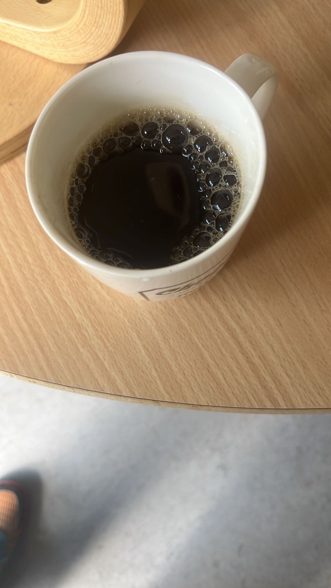 Tasse schwarzer Kaffee