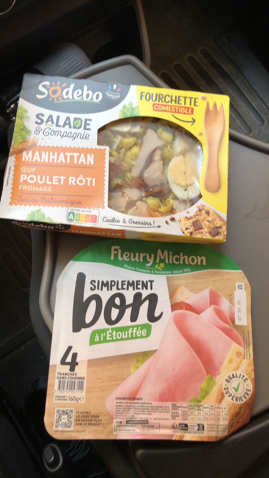 Salade Manhattan et jambon