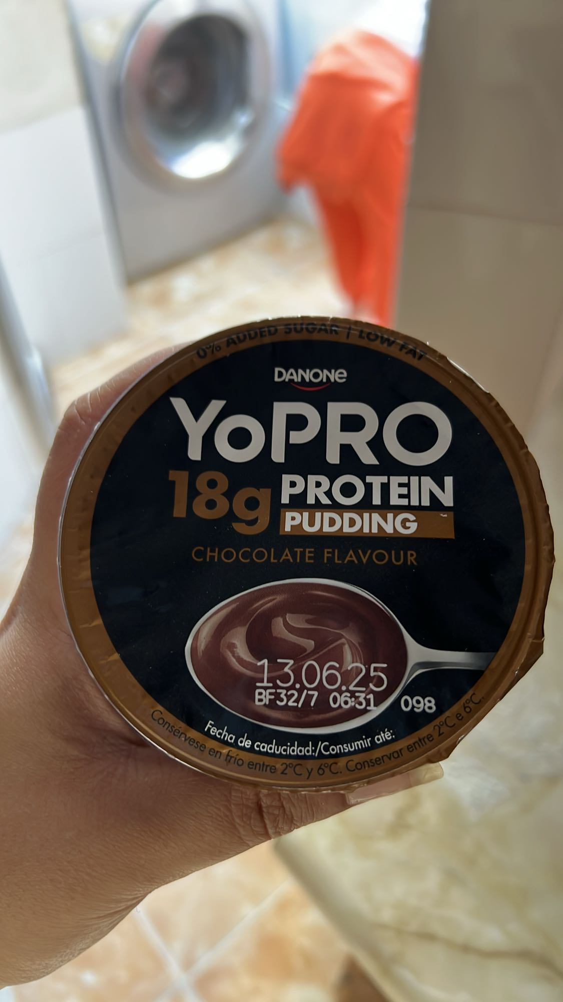 Pudín proteico chocolate