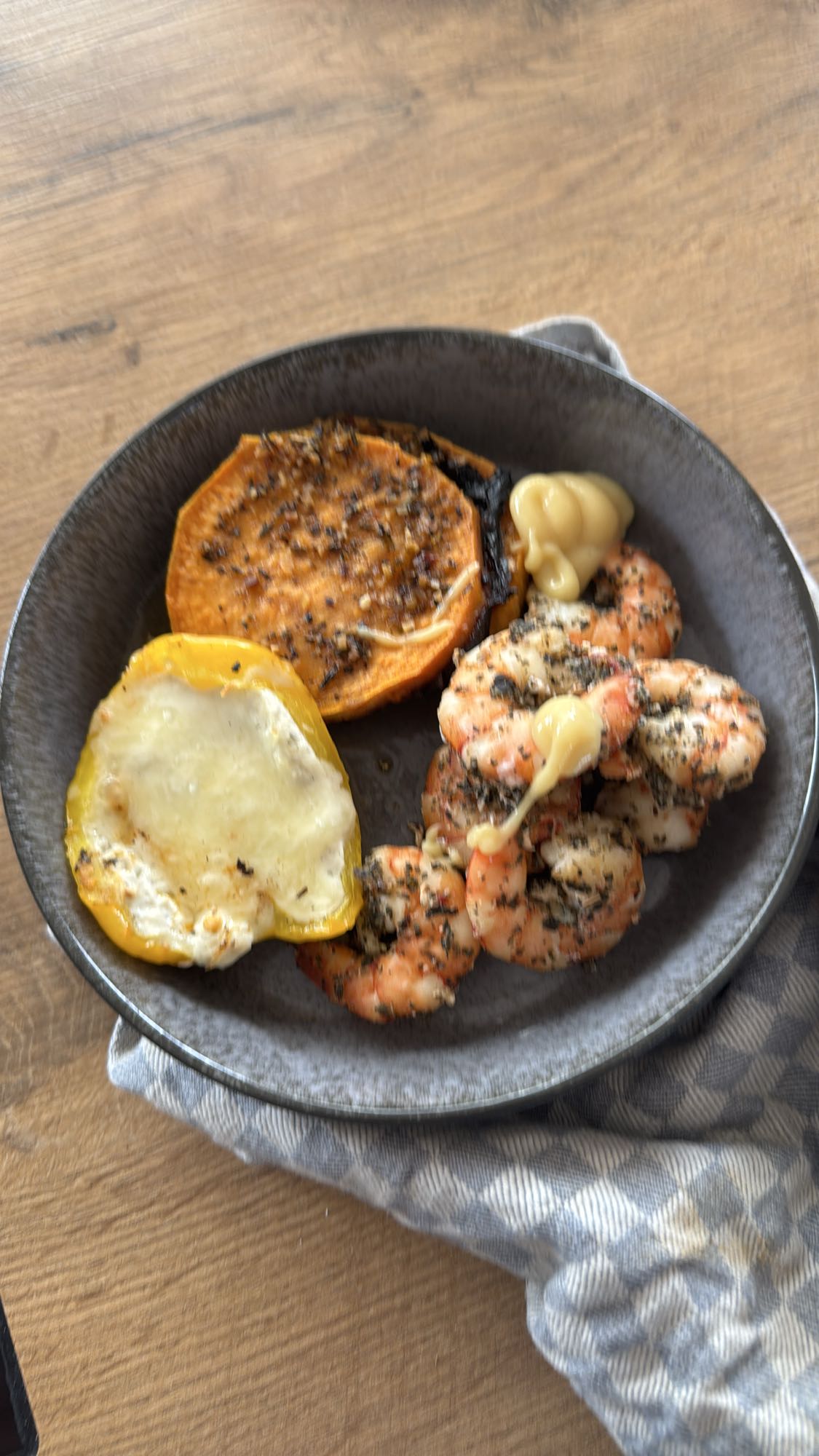 Garnelen mit Gemüse