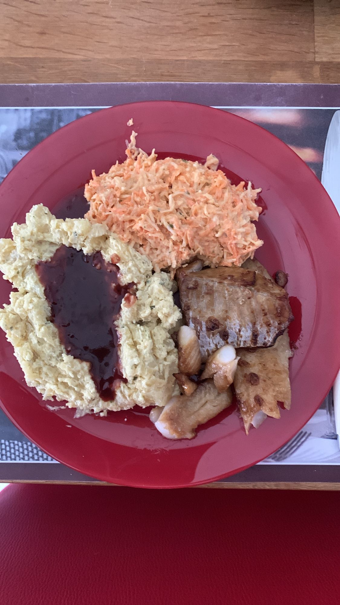 Assiette poulet et salade