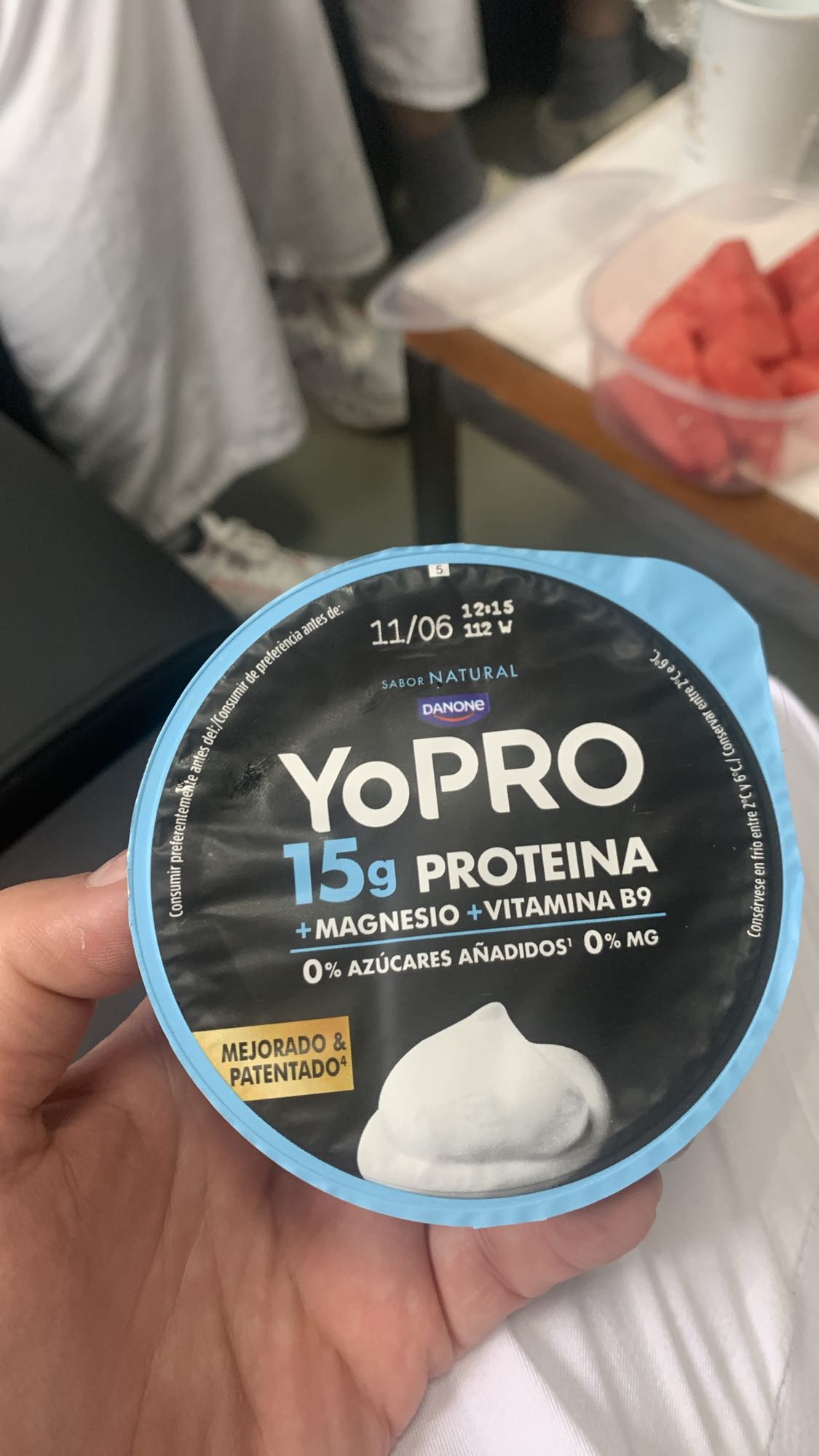 yogur proteico natural