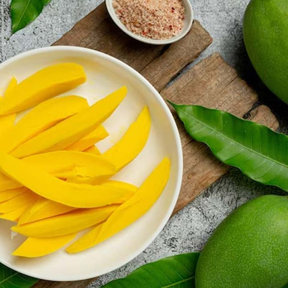 Sliced Green Mango