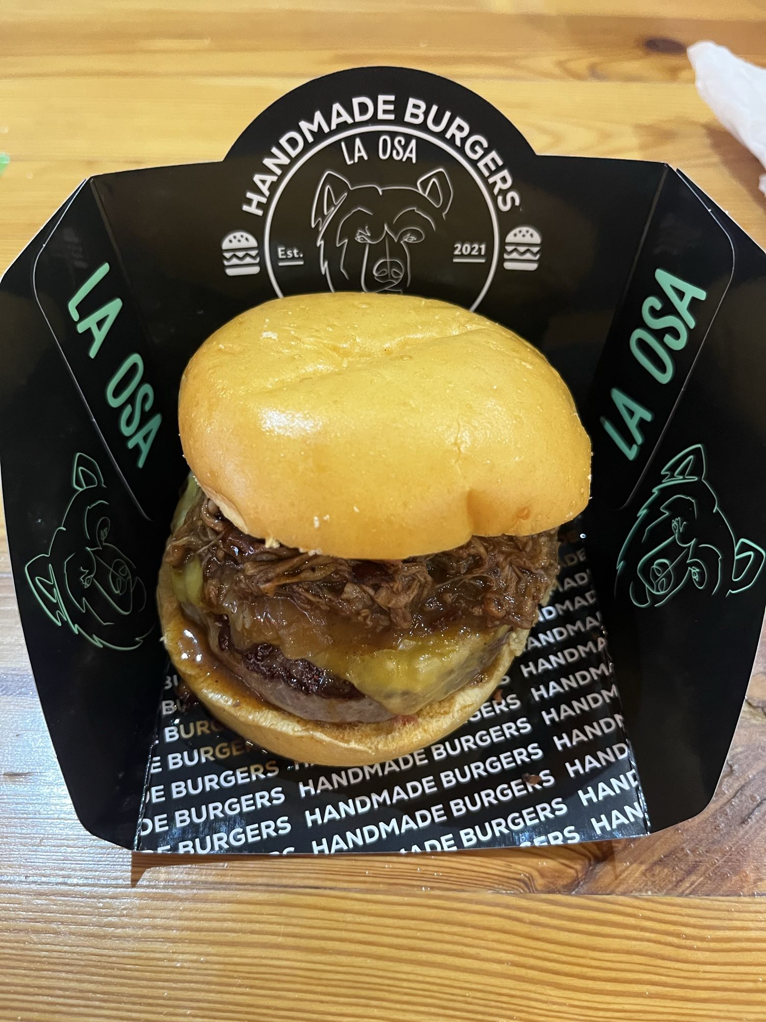 hamburguesa artesanal