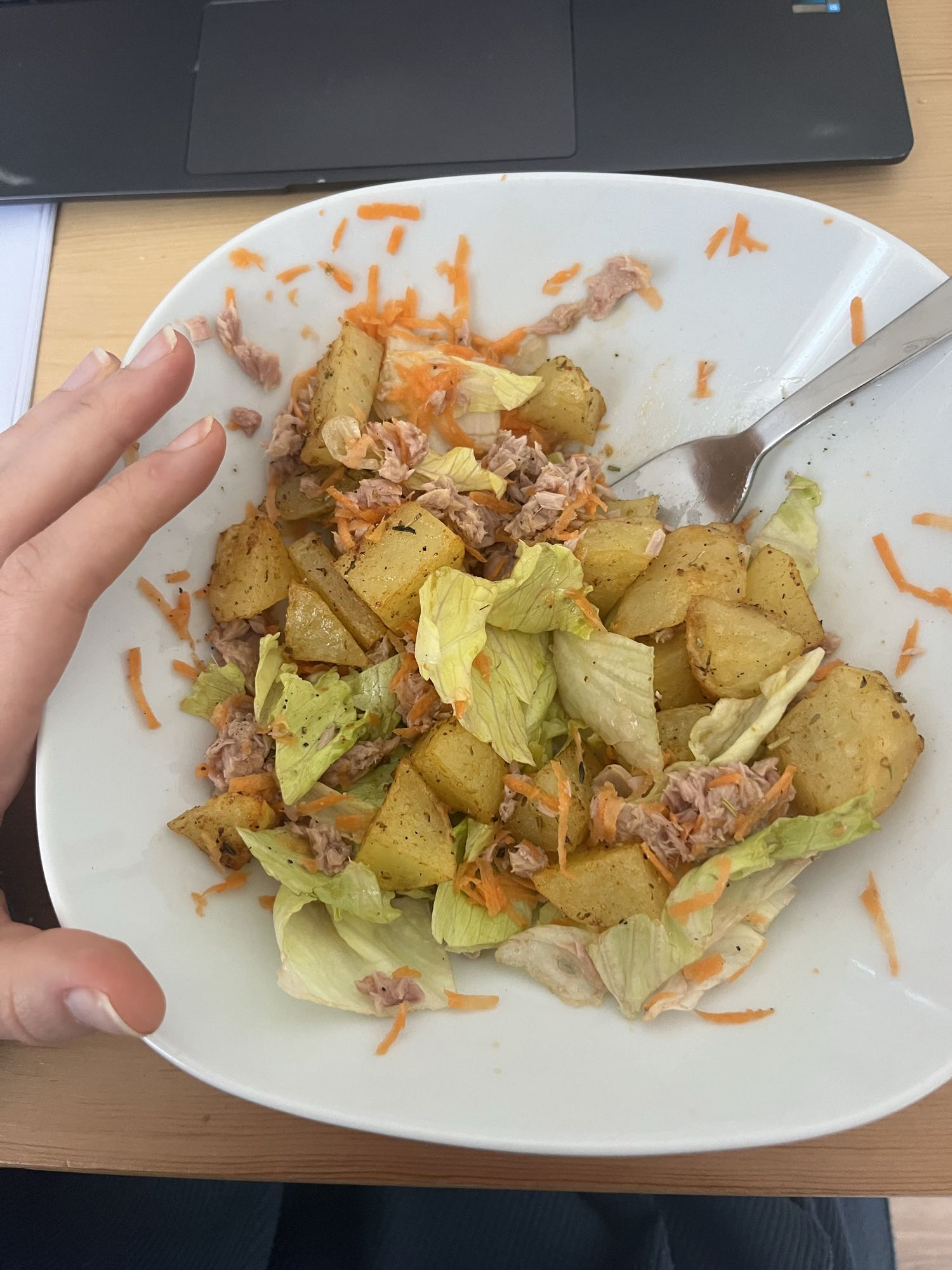 Ensalada de atún y patata