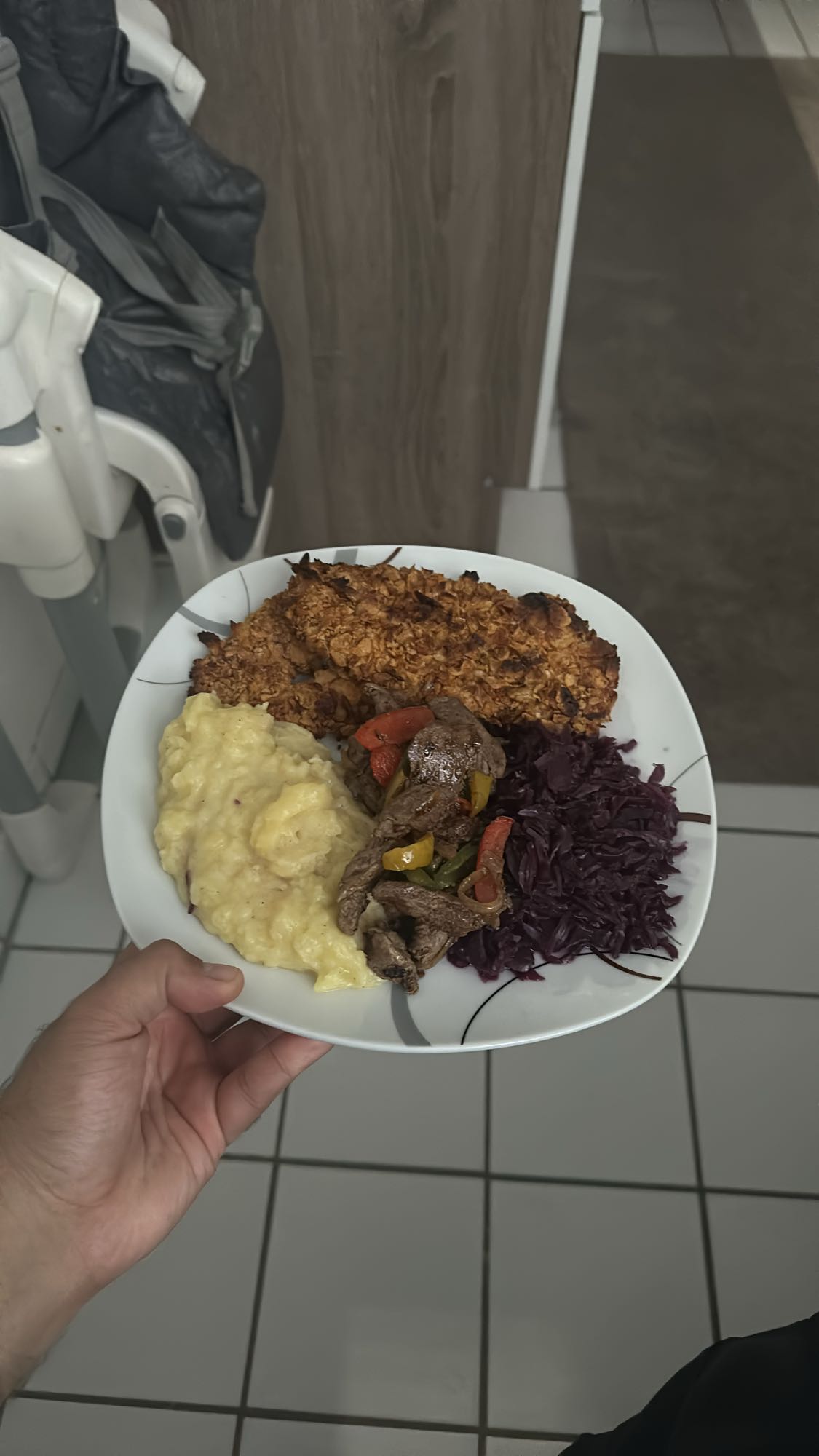 Hähnchen mit Beilagen