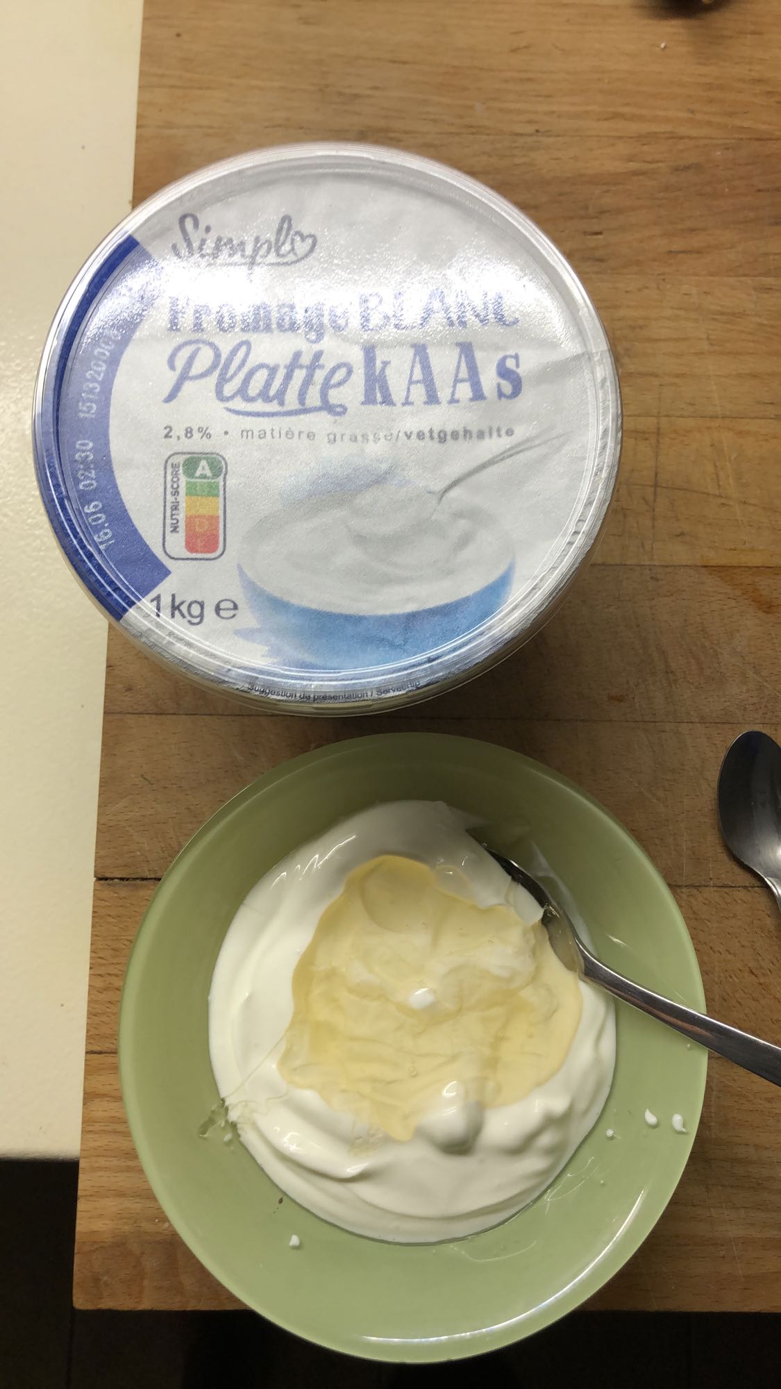 fromage blanc au miel