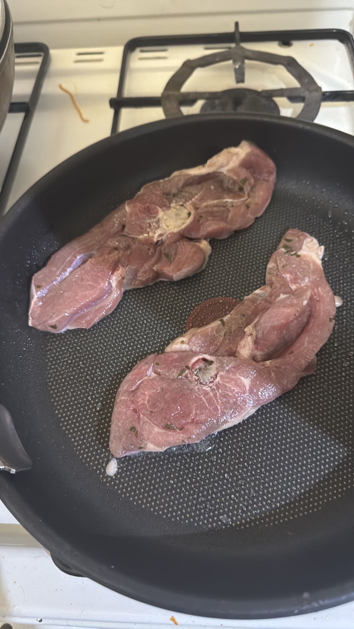 chuletas de cordero sartén