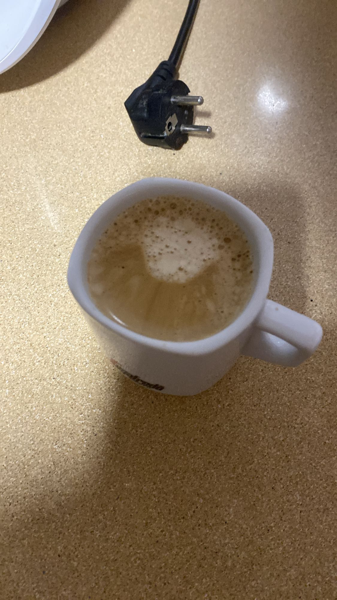 taza de café con leche