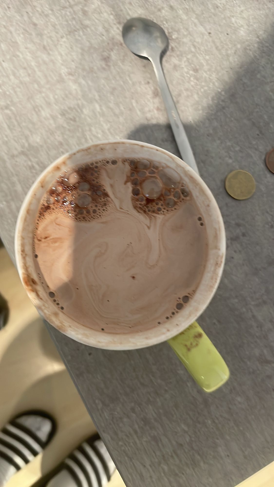 Tasse heiße Schokolade