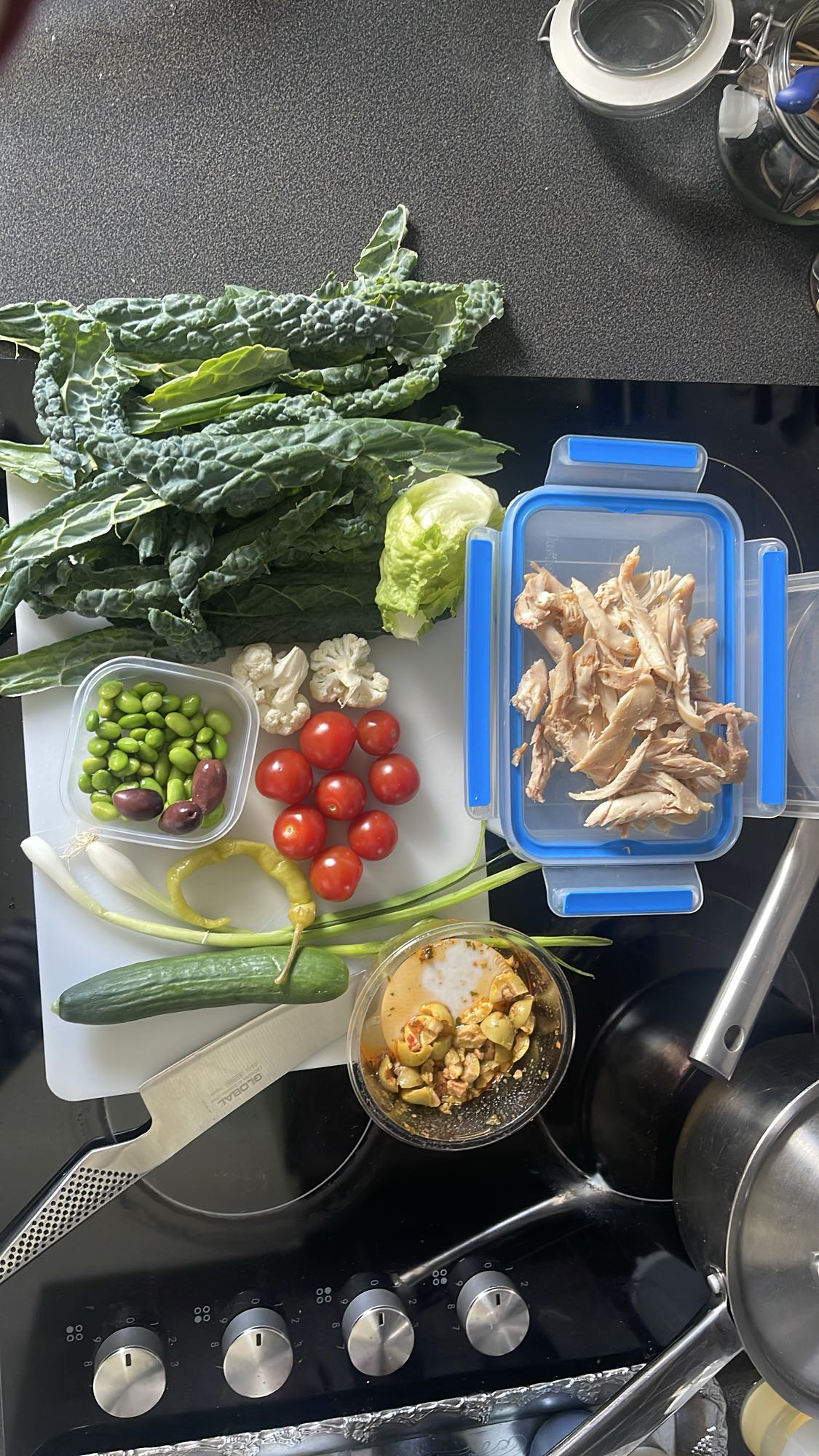 Kycklingsallad med grönsaker