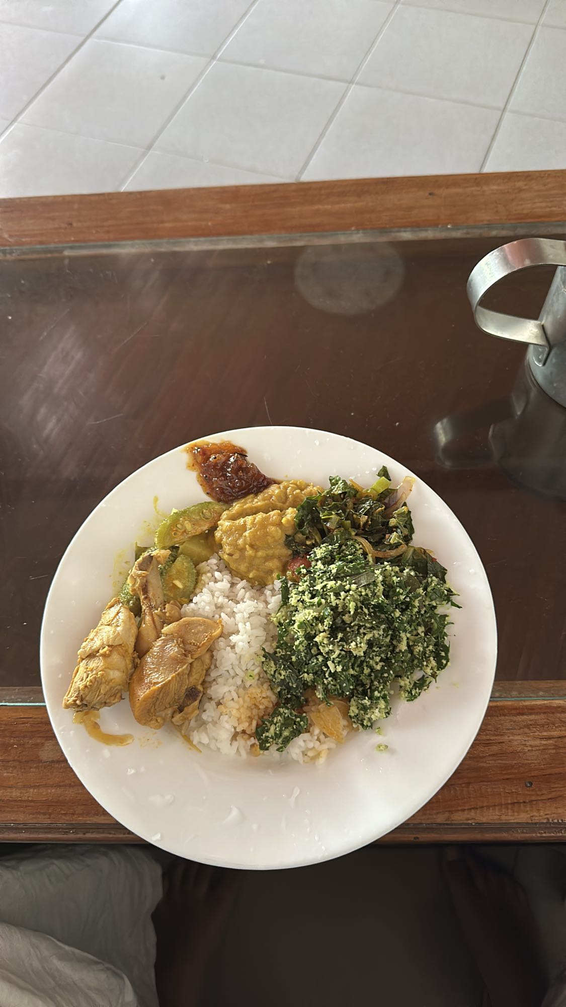 Rice with chicken and veg