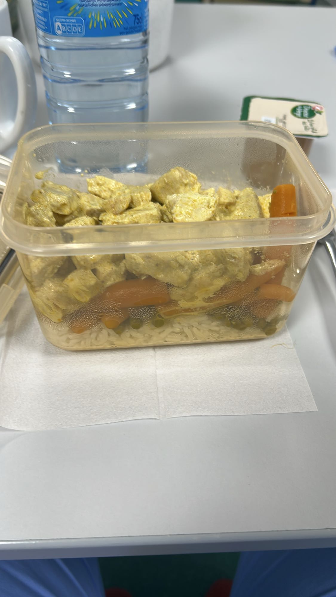 Poulet curry avec riz