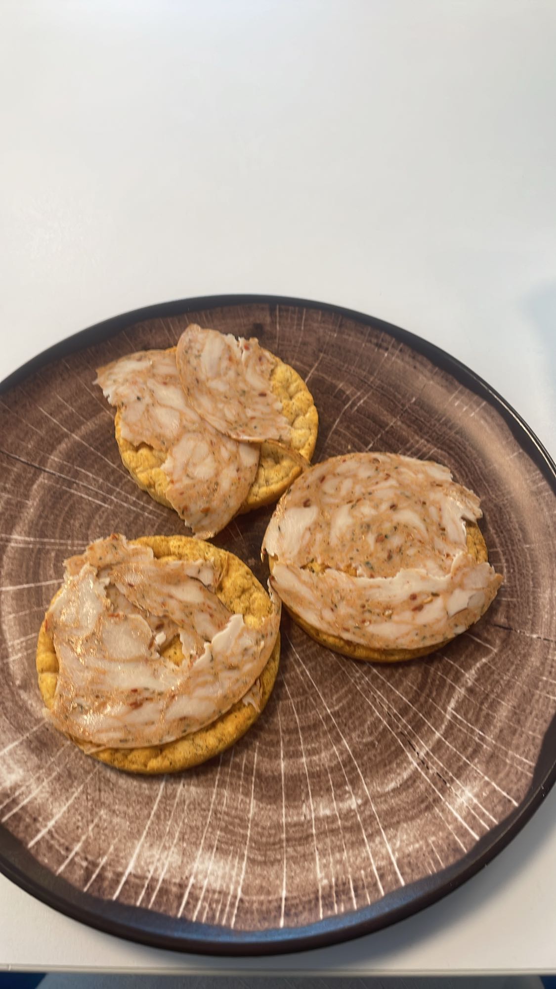 Maïswafels met kipfilet