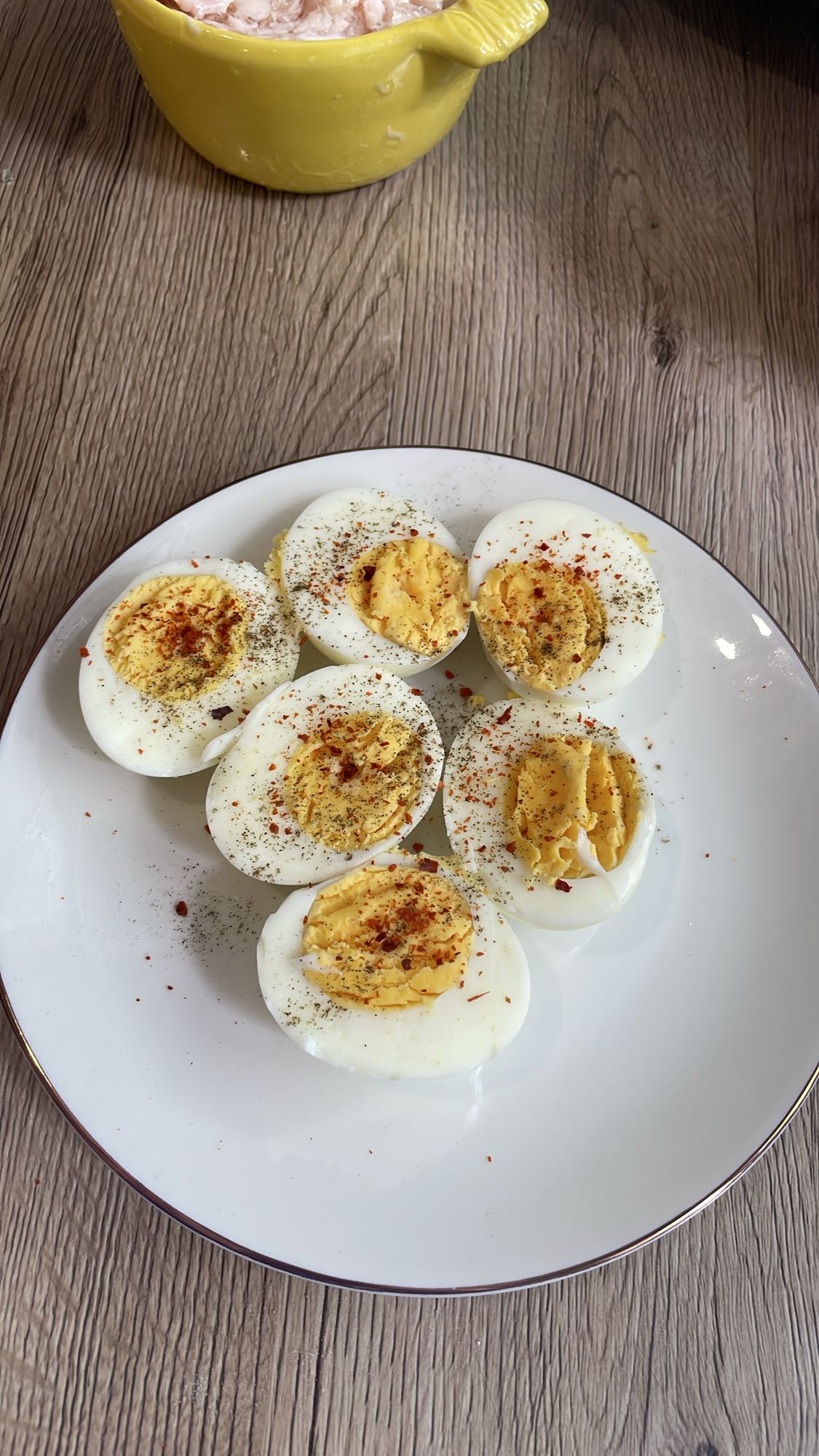 œufs durs épicés