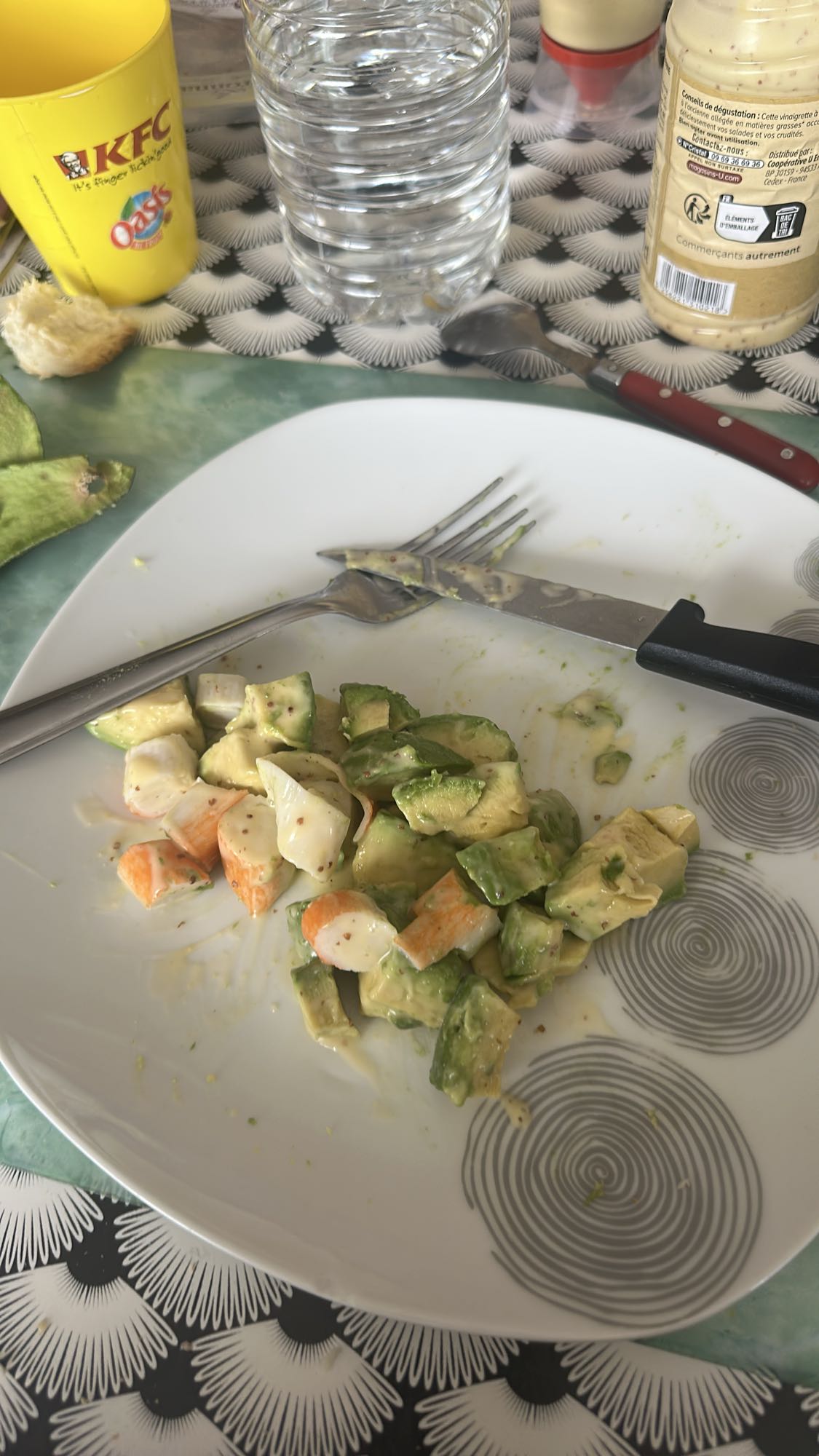 salade avocat surimi