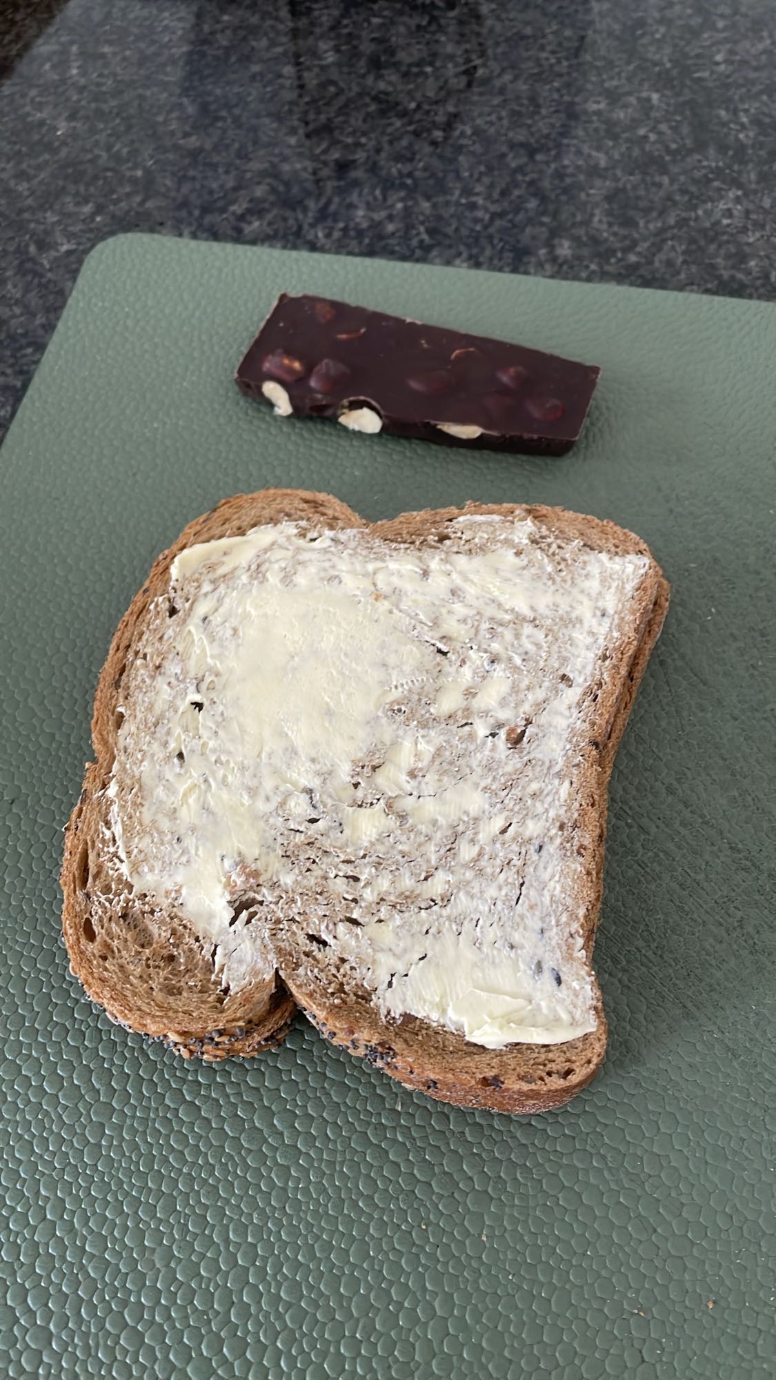 boterham en chocoladereep