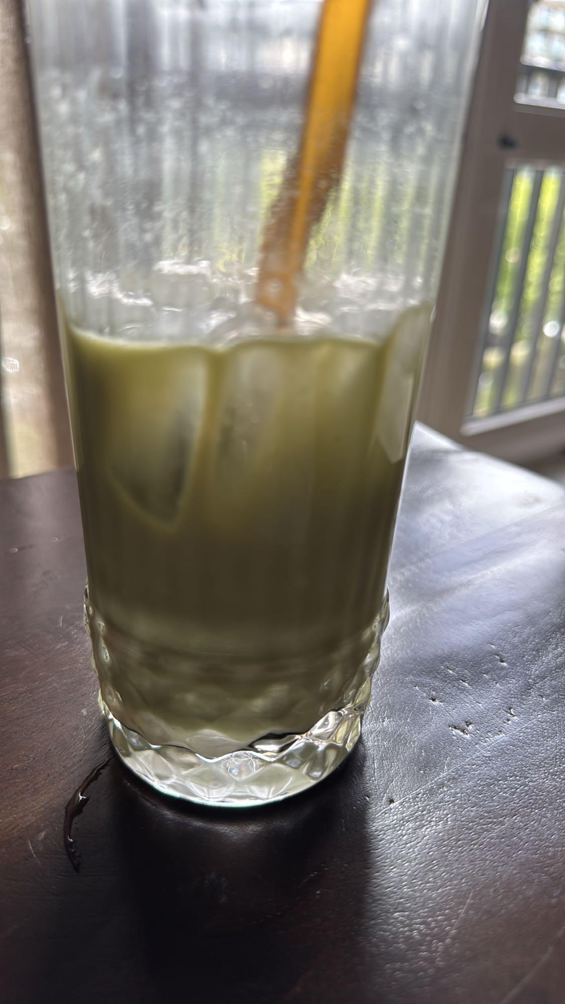 ijskoude matcha latte