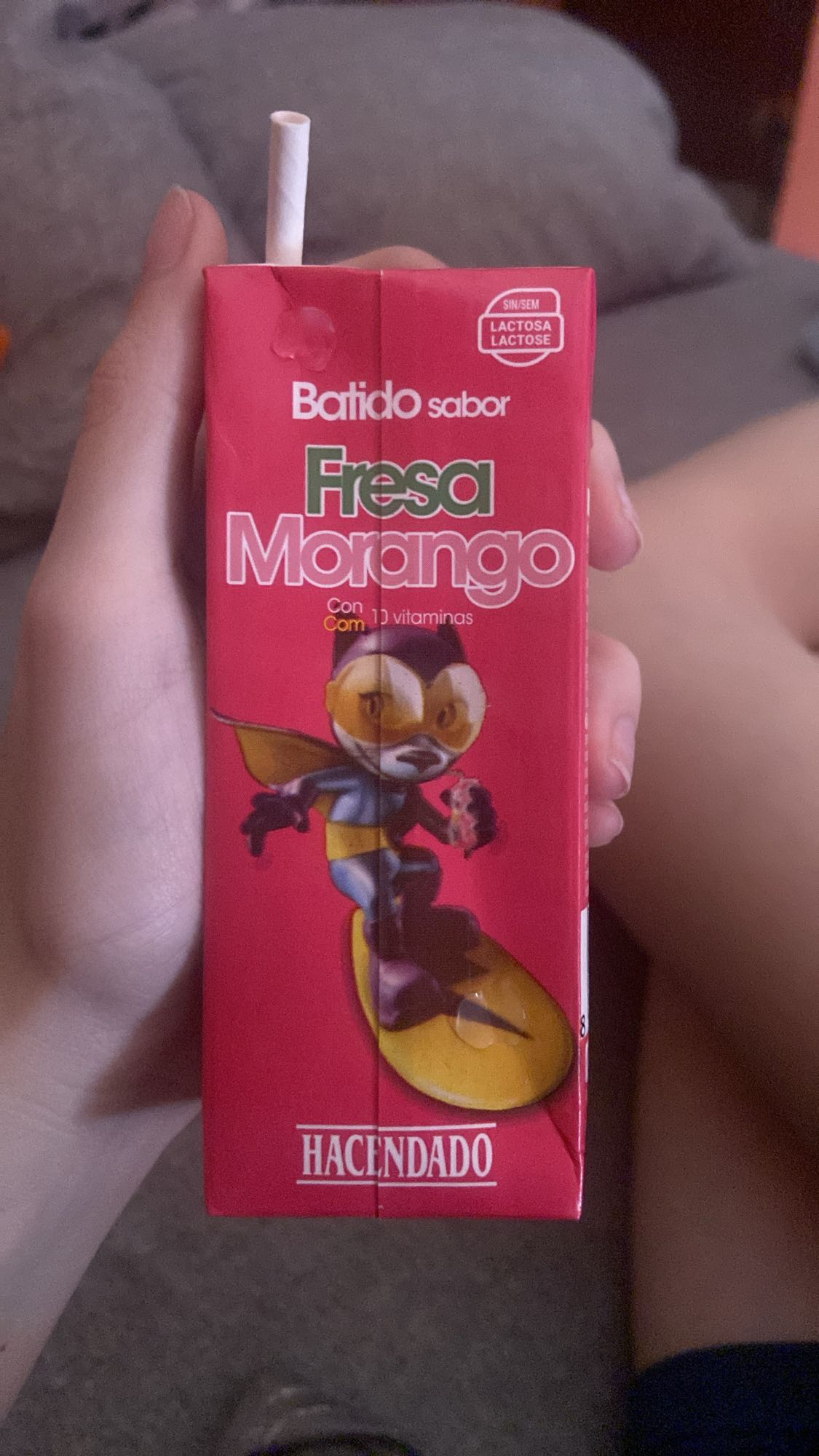 Batido fresa Hacendado