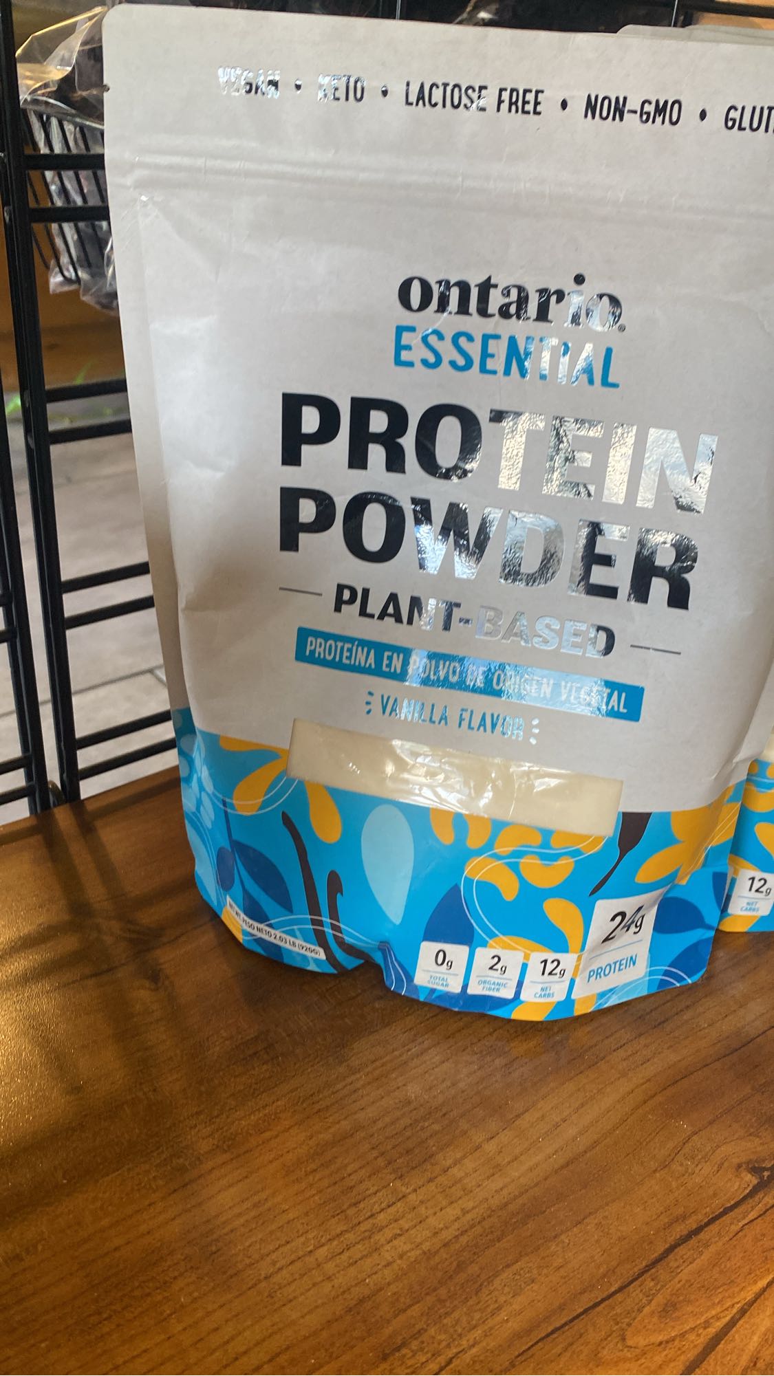 proteína vegetal vainilla