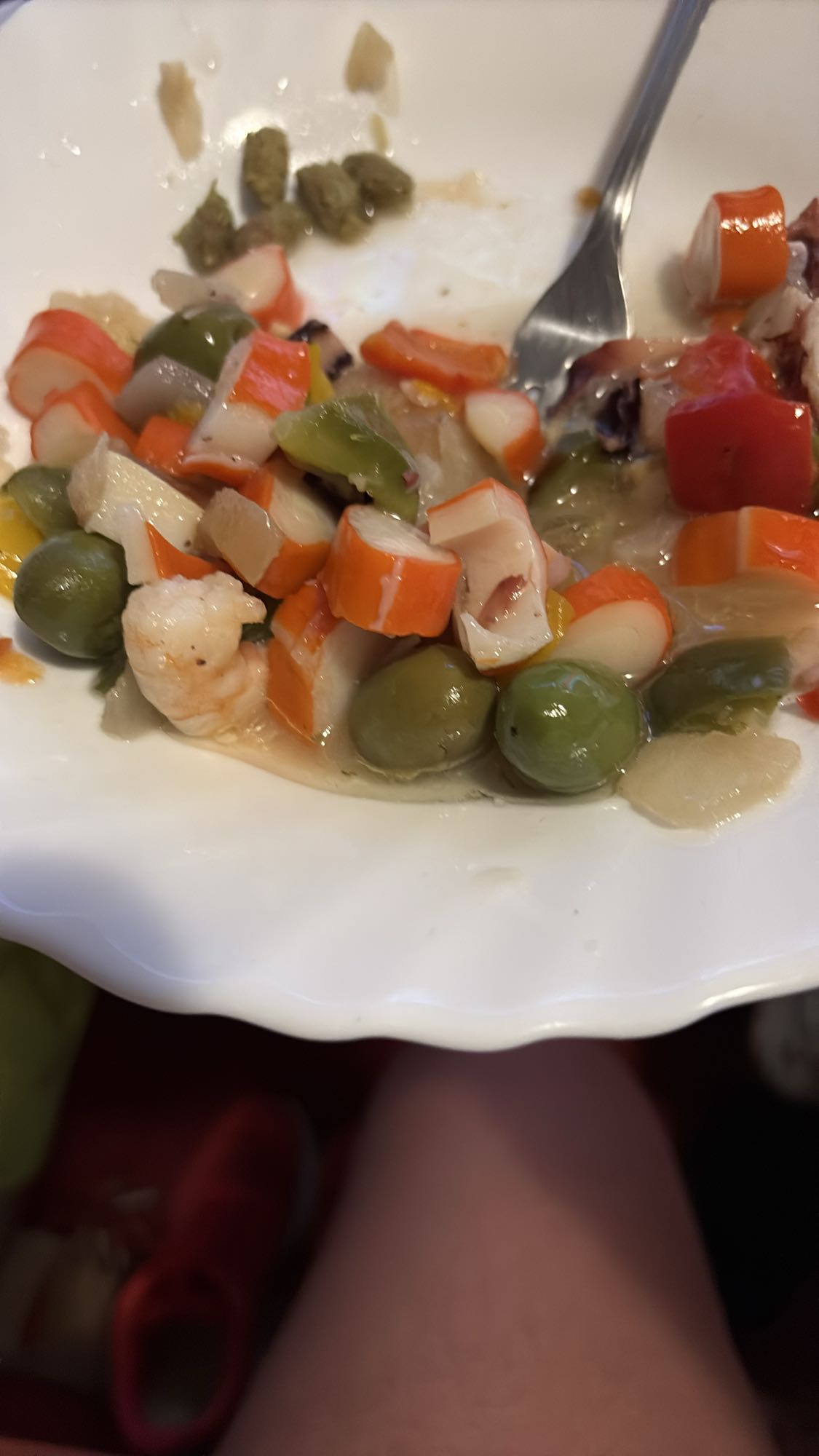 ensalada de mariscos
