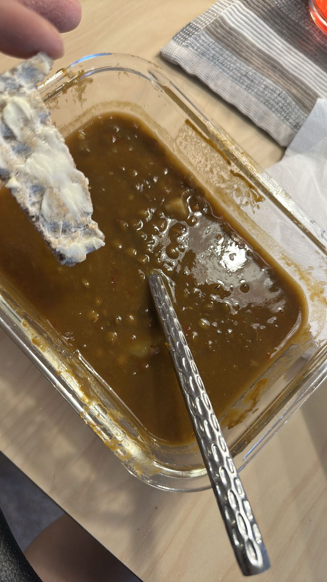 Linsgryta med knäckebröd