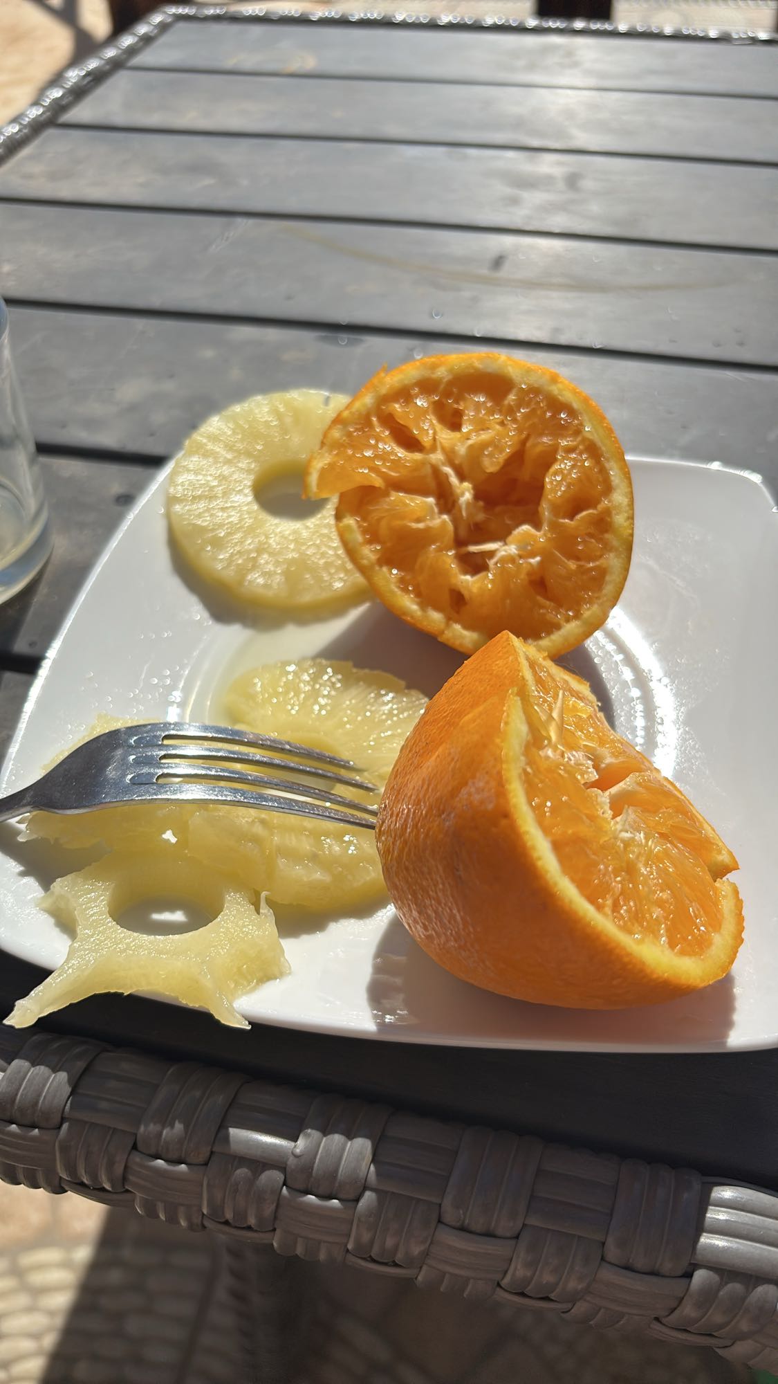 Fruta fresca desayuno