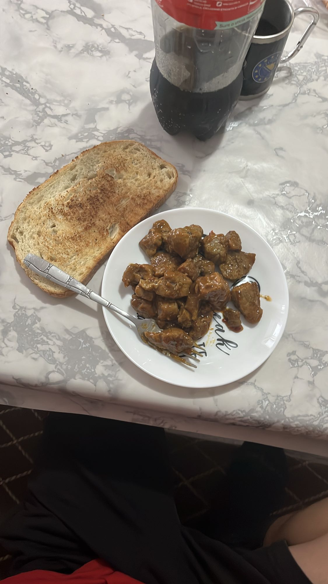 Friptură cu pâine prăjită