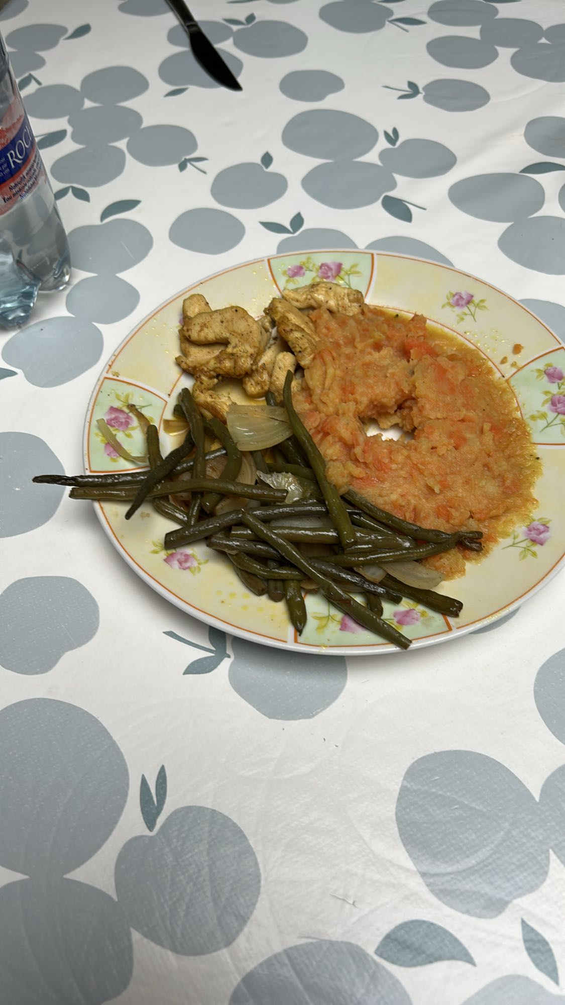 kip met groentenpuree