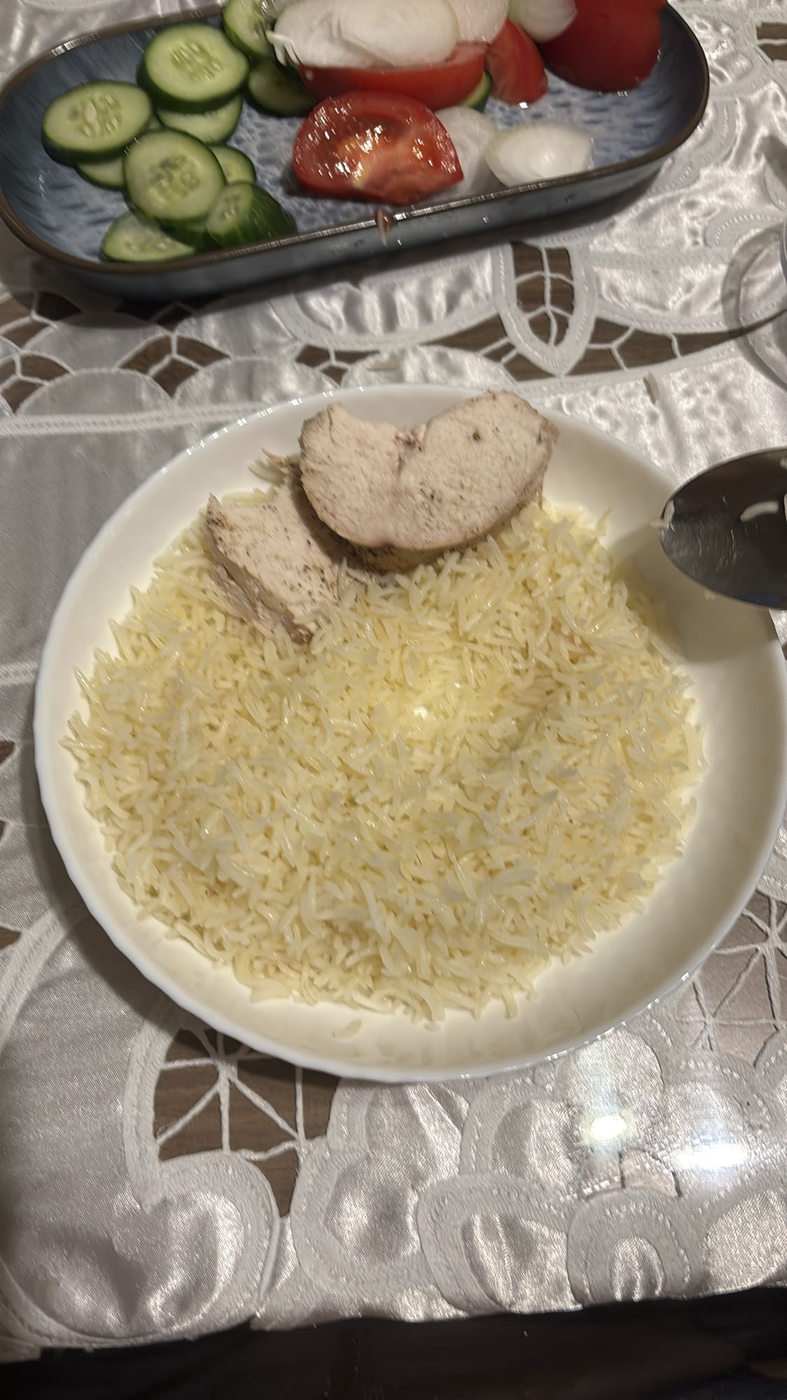 рис с курицей