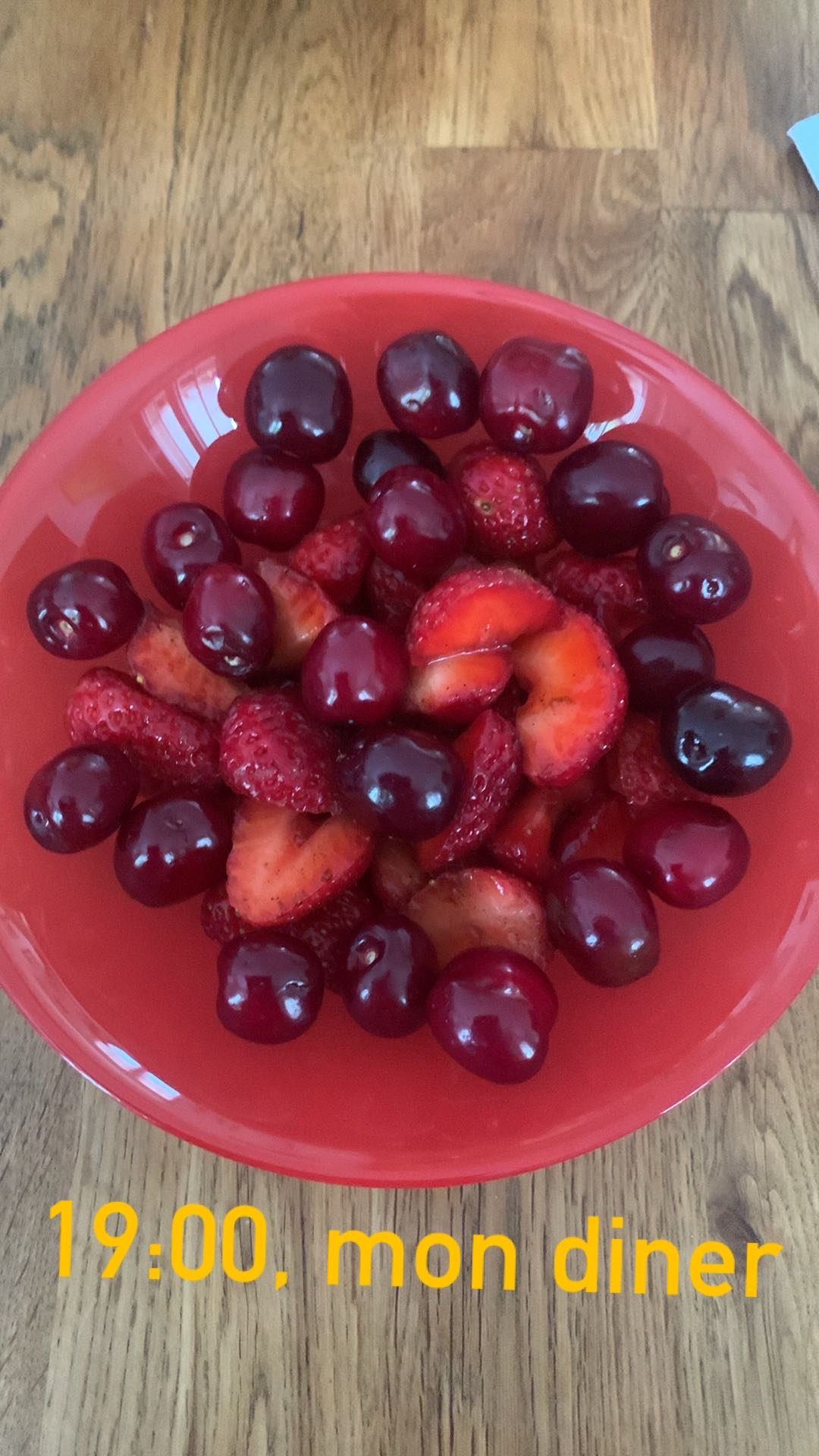 salade de fruits rouges
