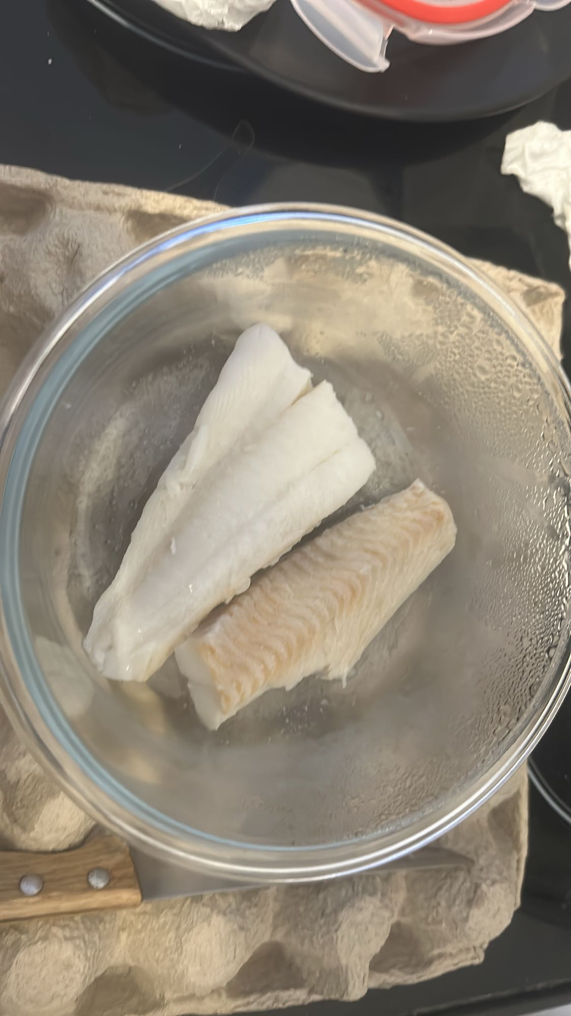 filets de poisson vapeur