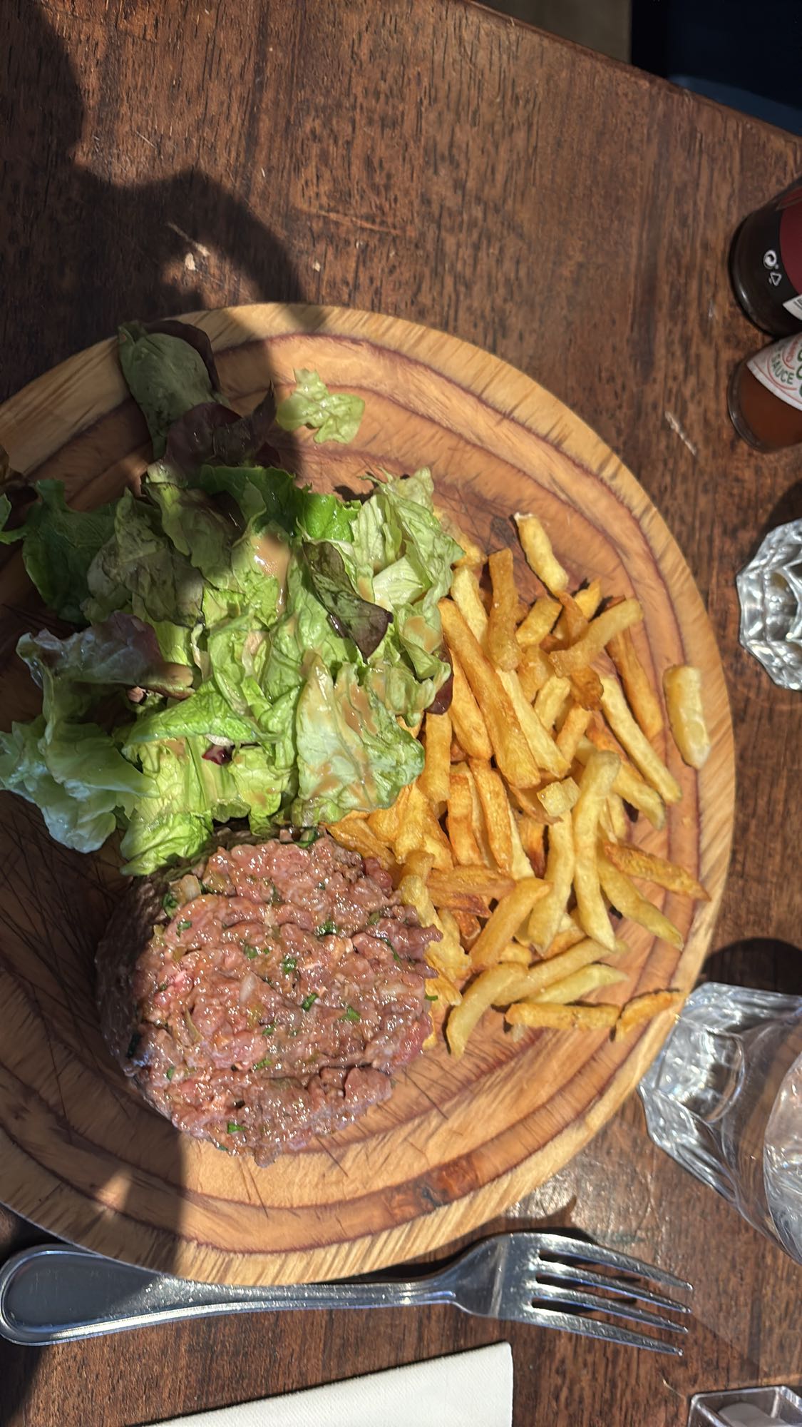 steak tartare frites salade