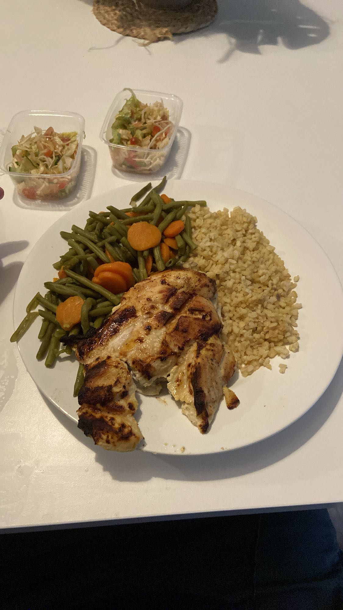 Grilled Chicken Veggie Plate