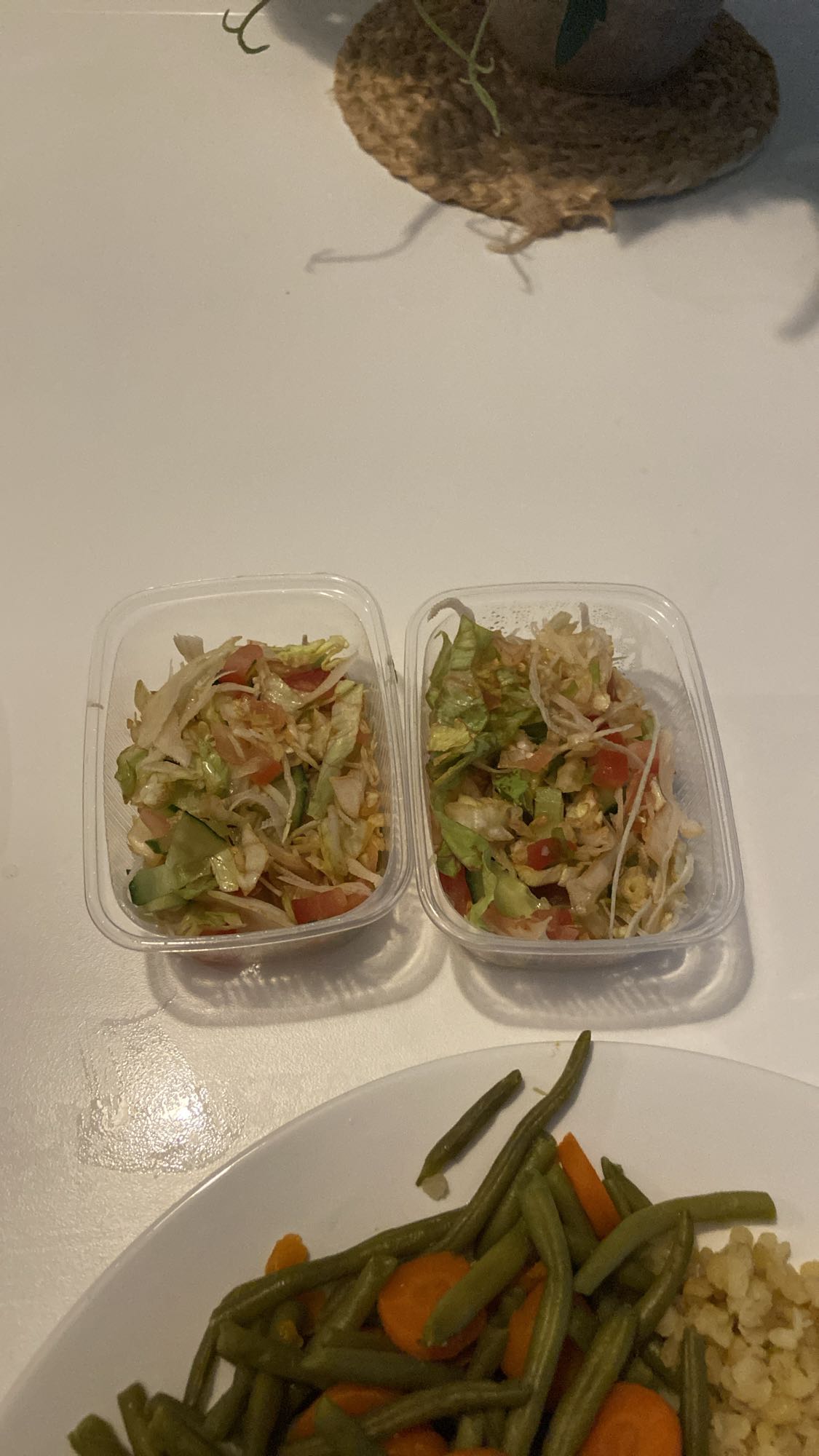 Veggie salad and sides