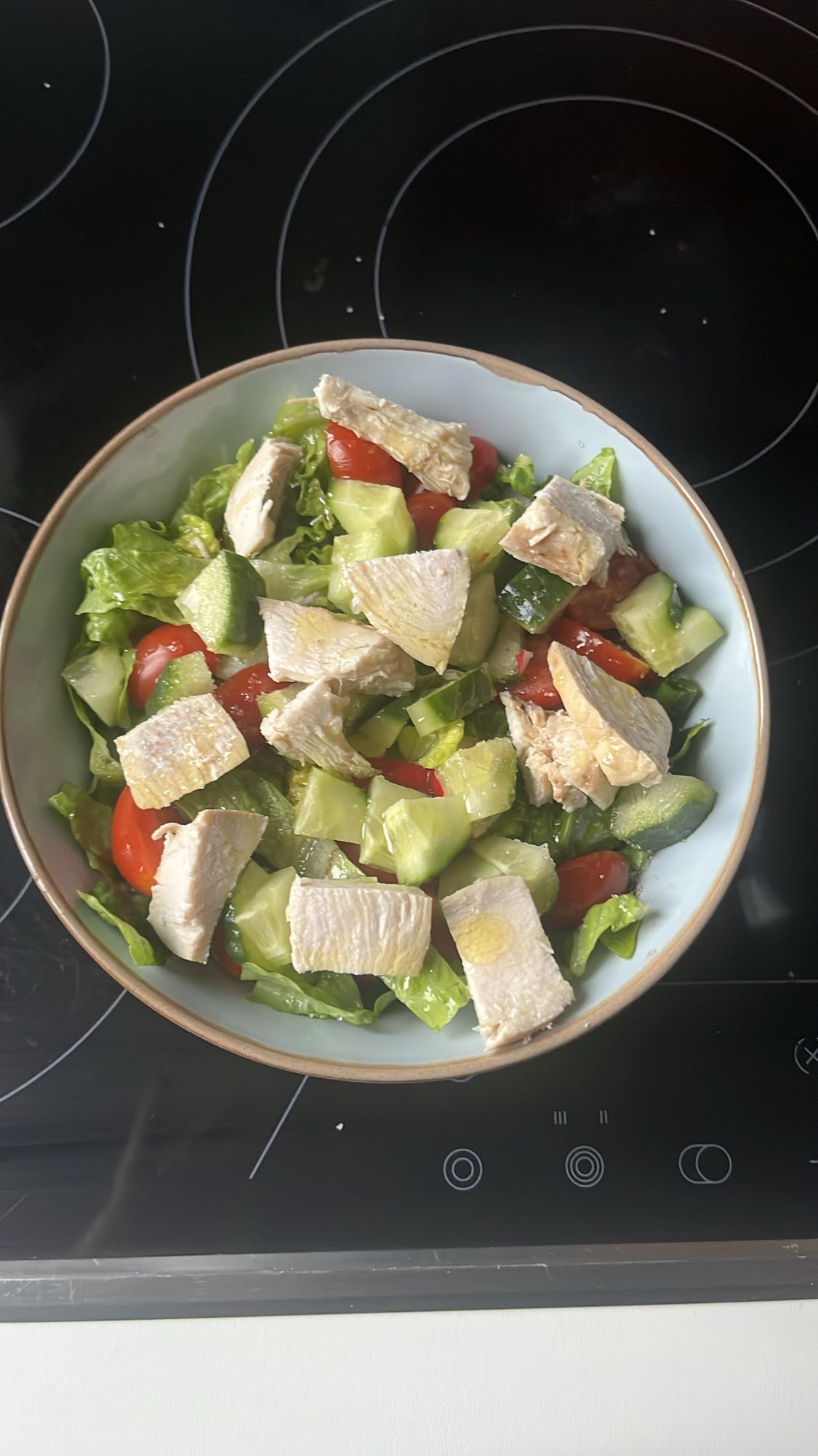 Kip groentesalade