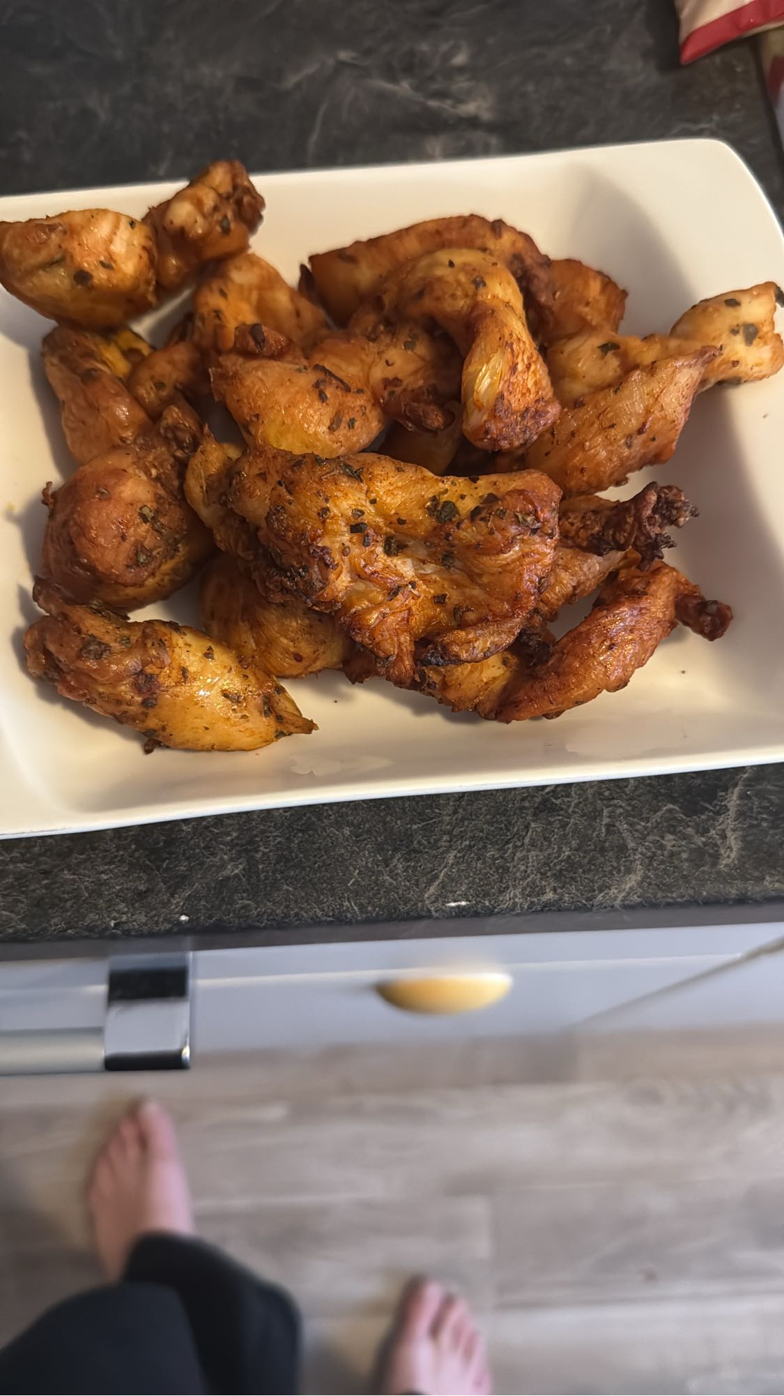 Kruidige kippenvleugels