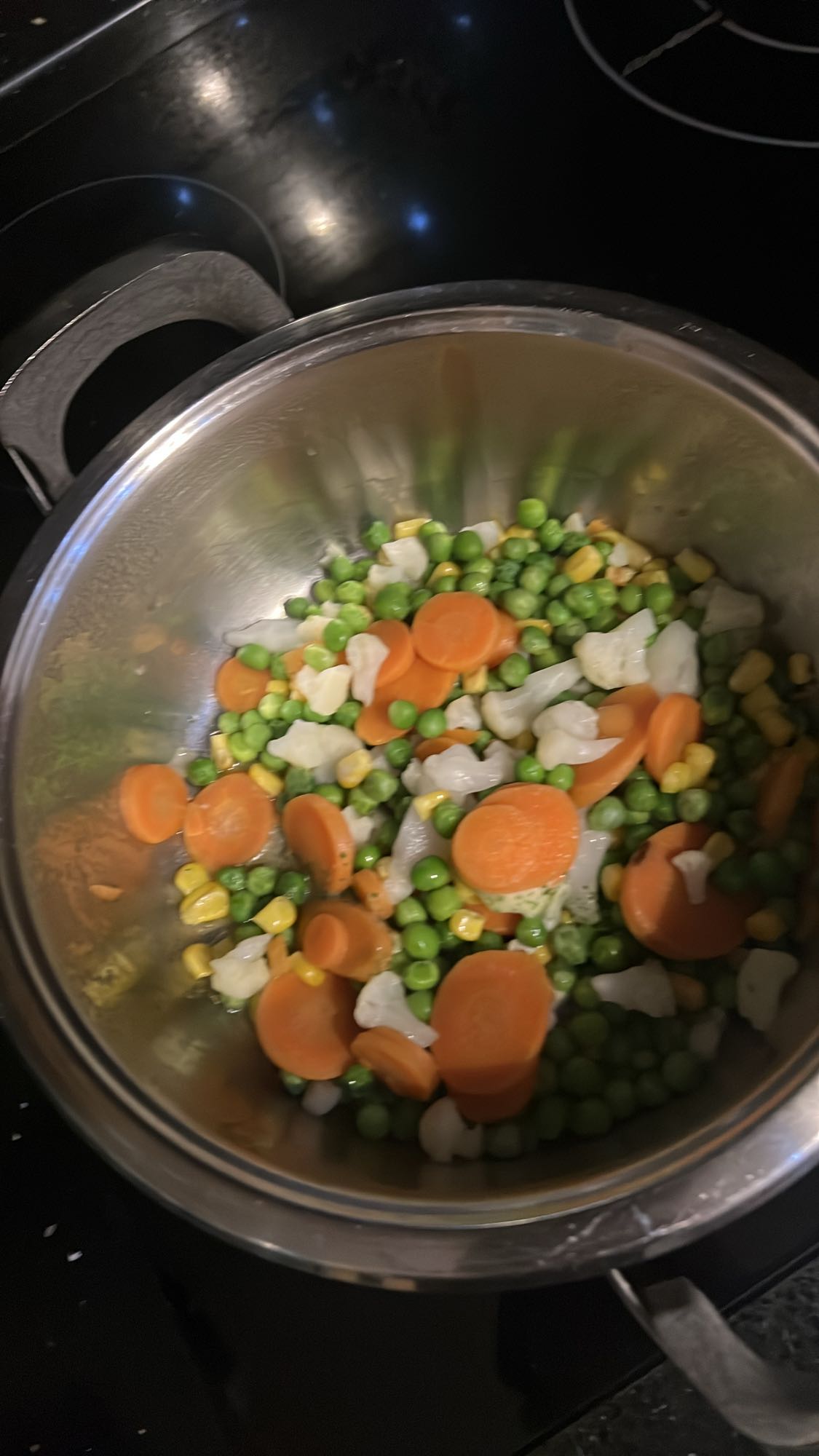 gotowane warzywa mix