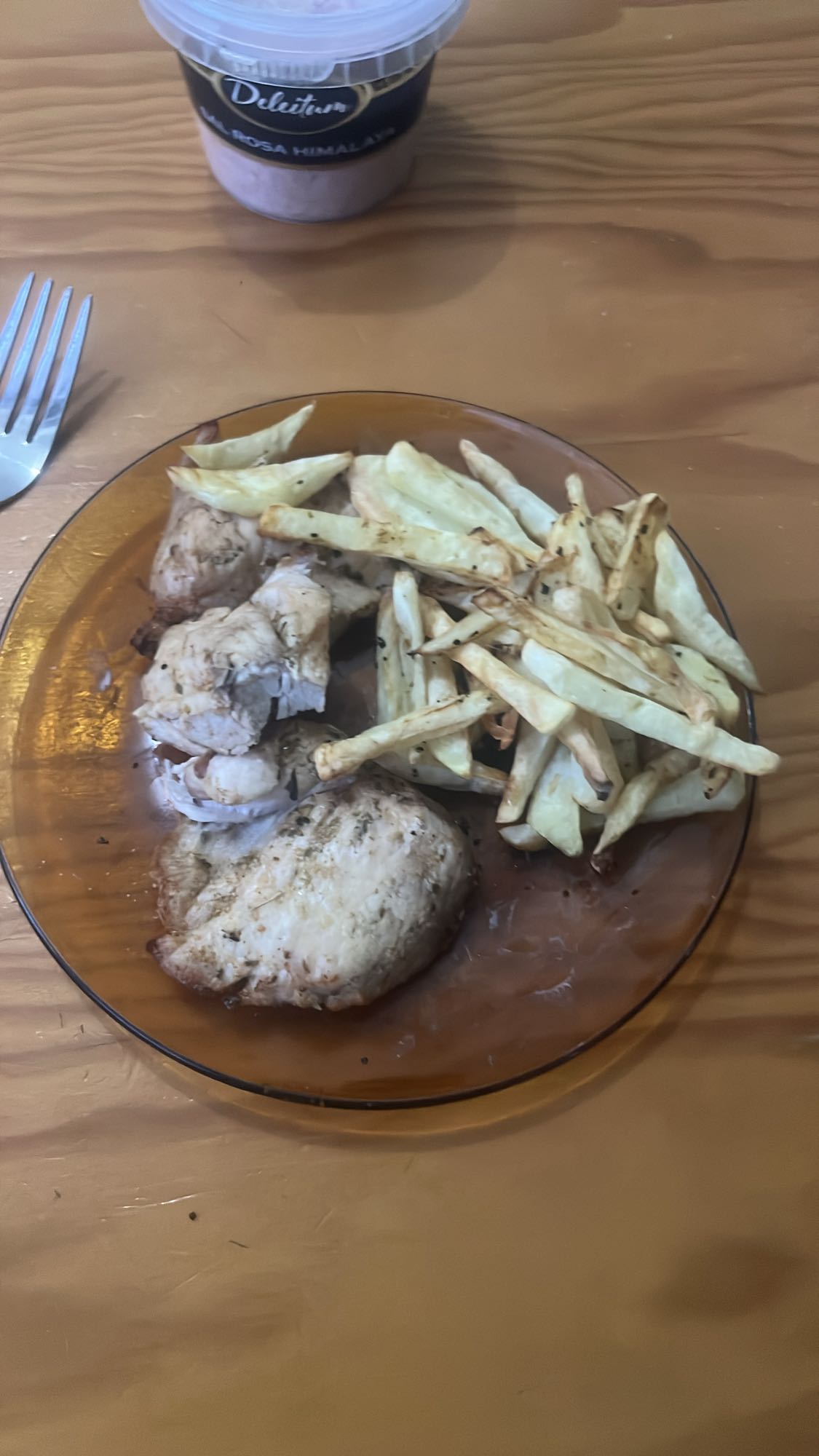 Pollo con papas al horno
