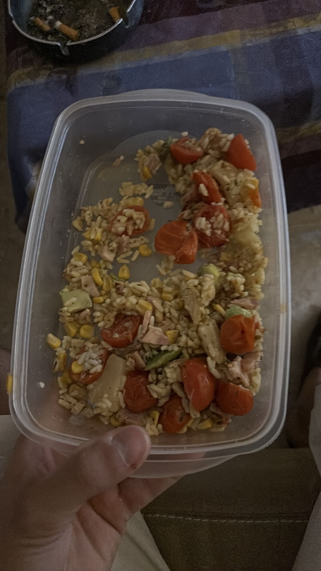 ensalada de arroz fría