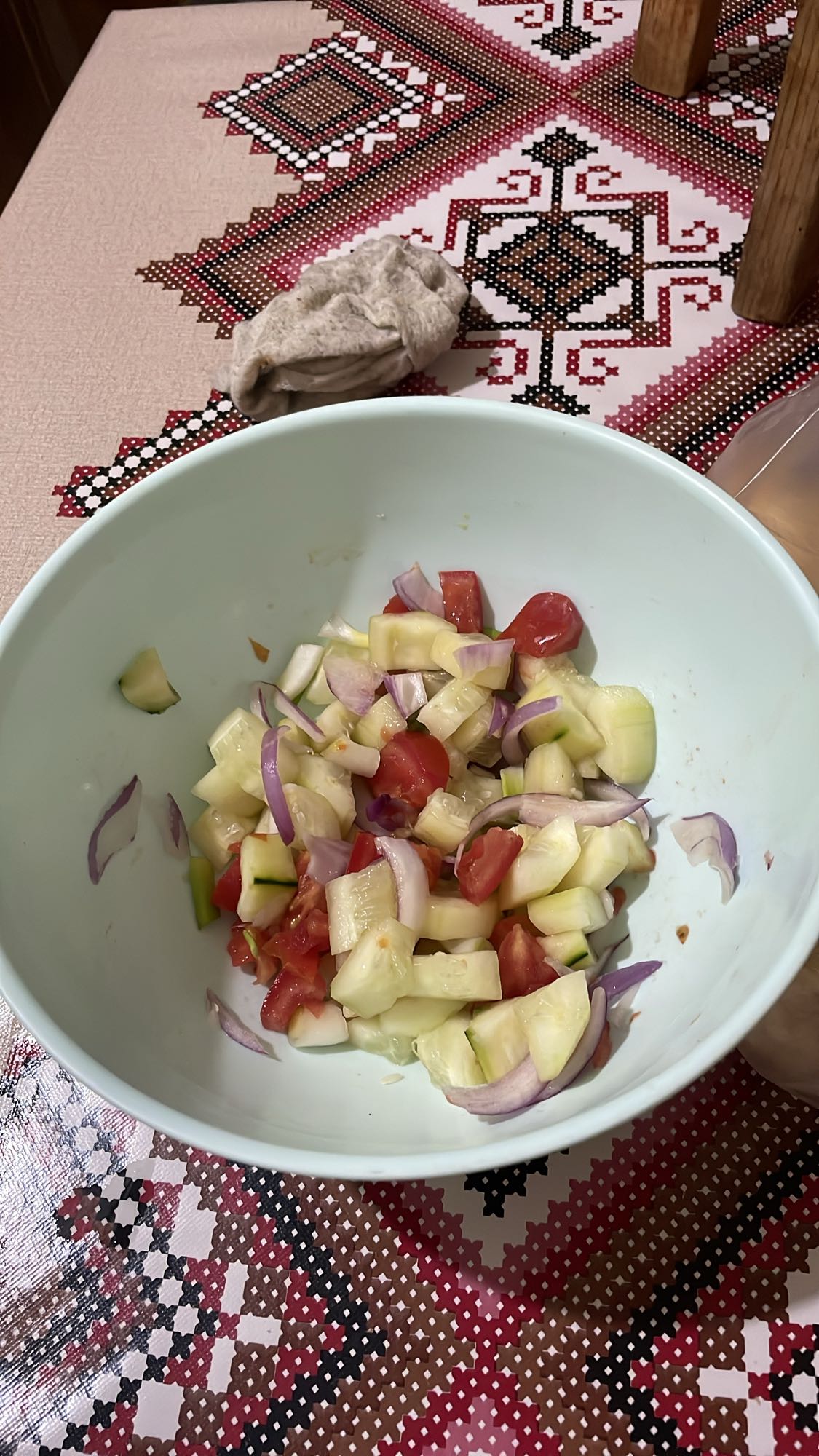 salade de légumes frais