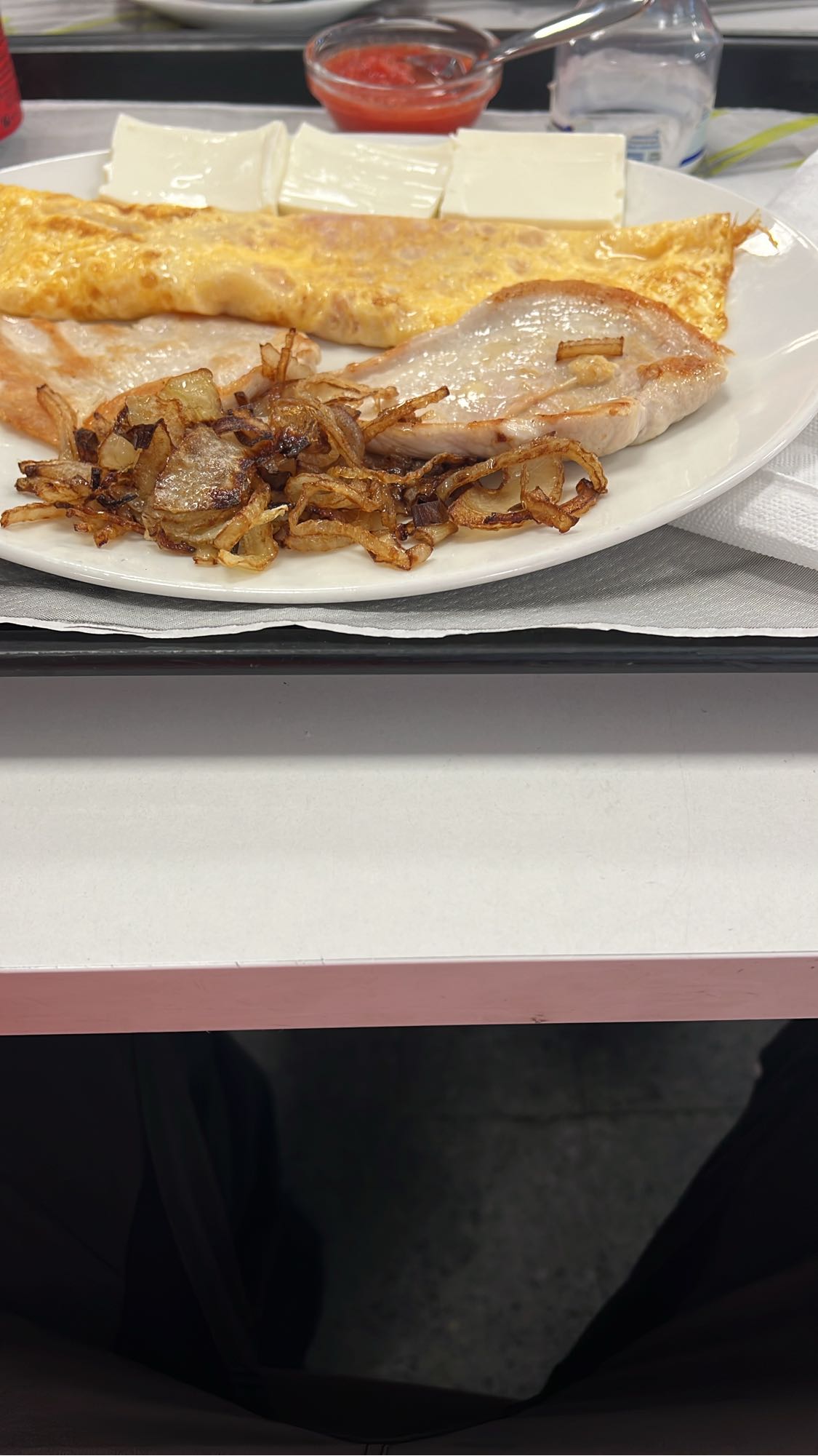 Plato mixto con queso