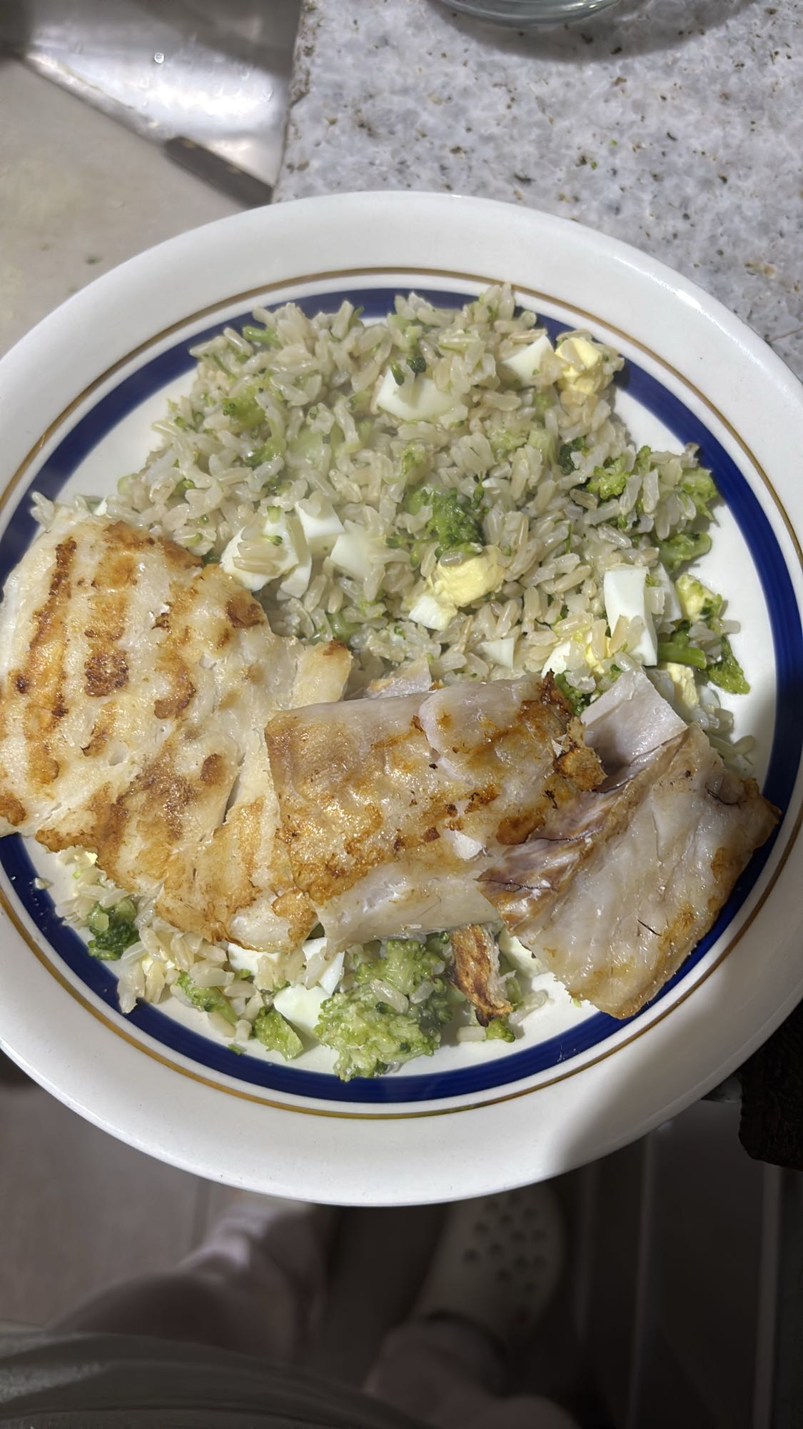 Grilled Fish with Rice