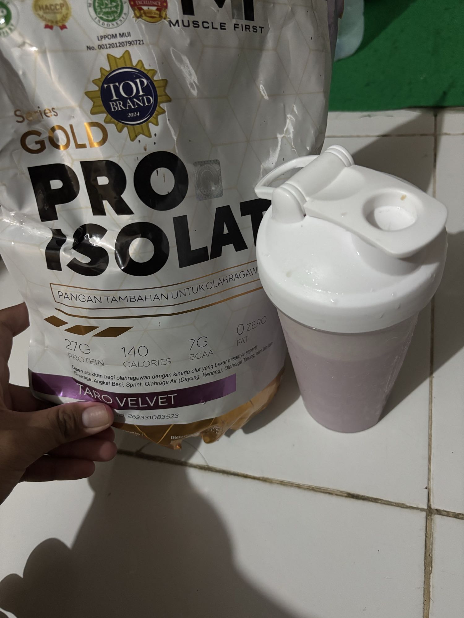 shake taro protein